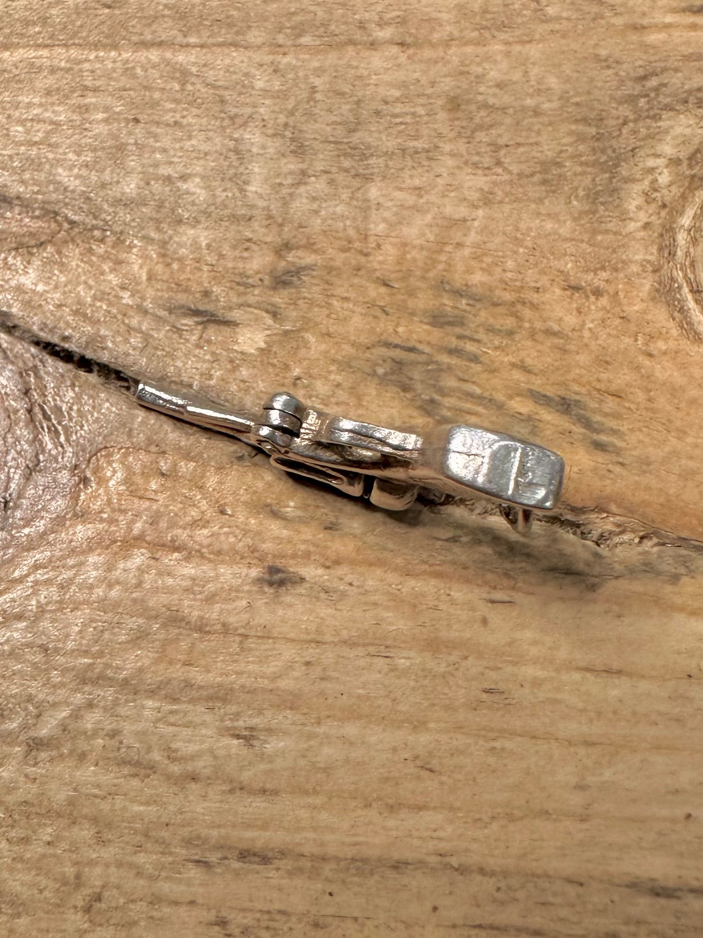 Vintage Articulated Revolver 925 Silver Charm Pendant