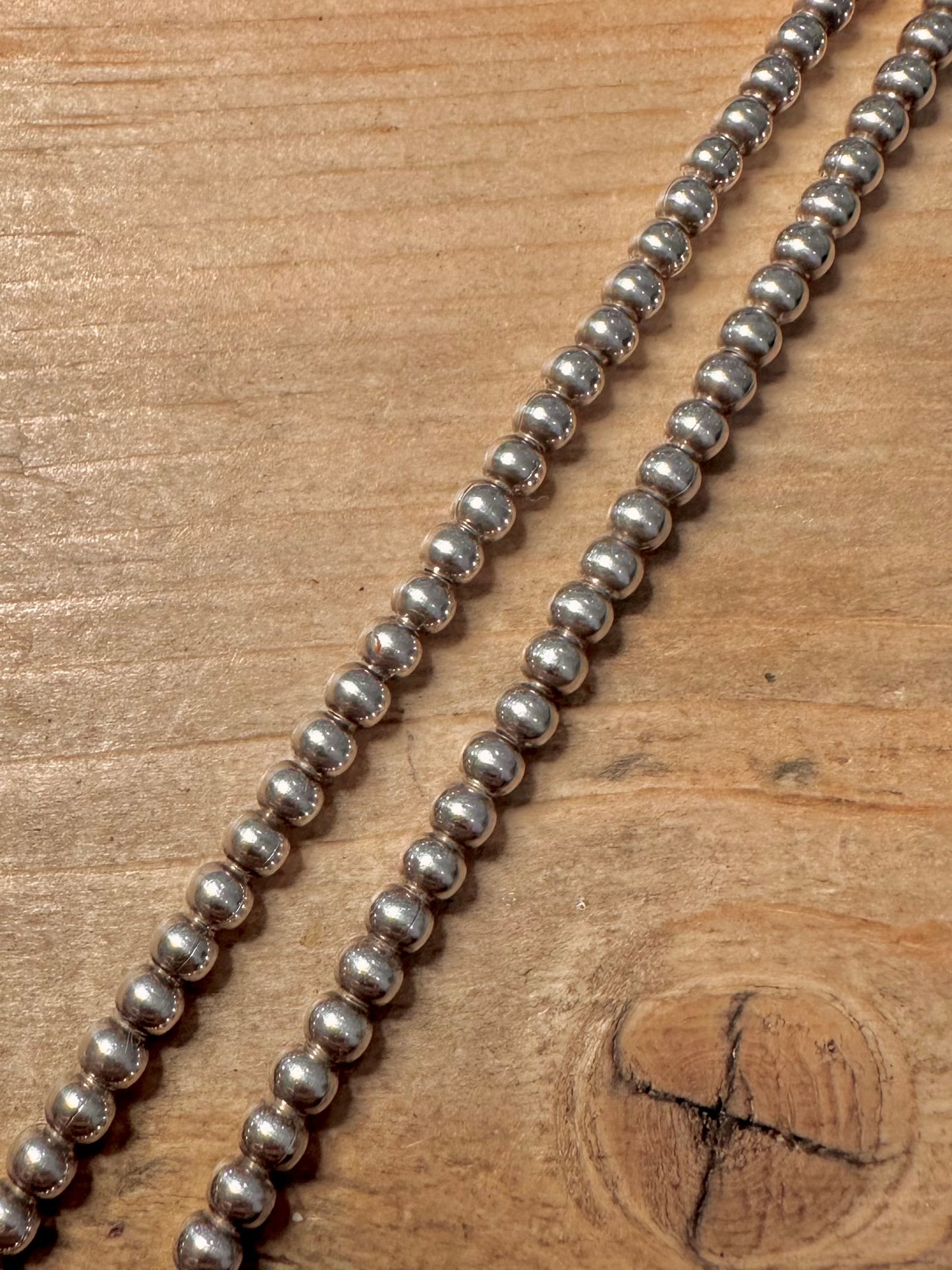 Vintage Ball Chain 925 Silver 18 inch Necklace