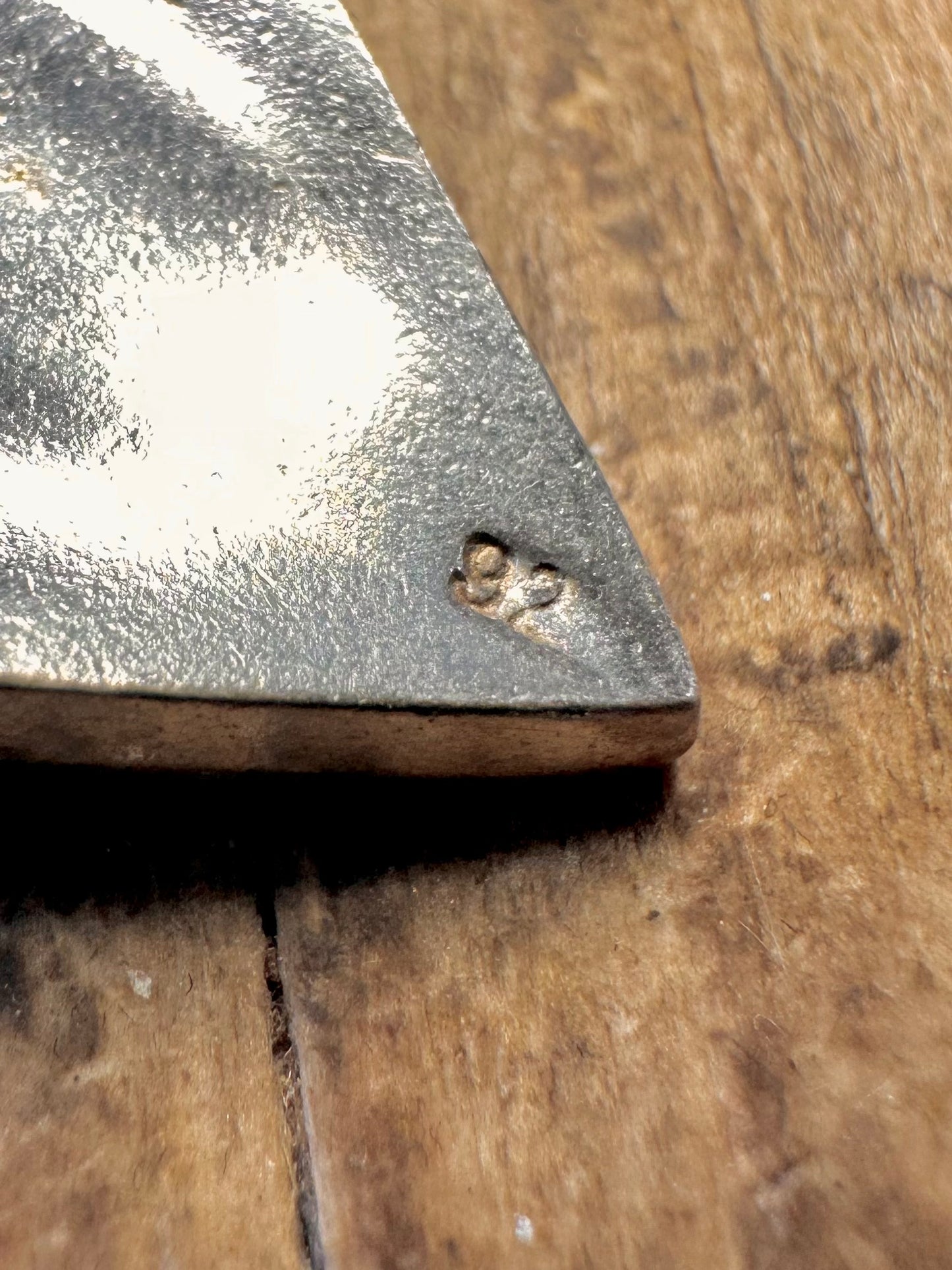 Triangle Coloured Mother of Pearl 925 Sterling Silver Pendant