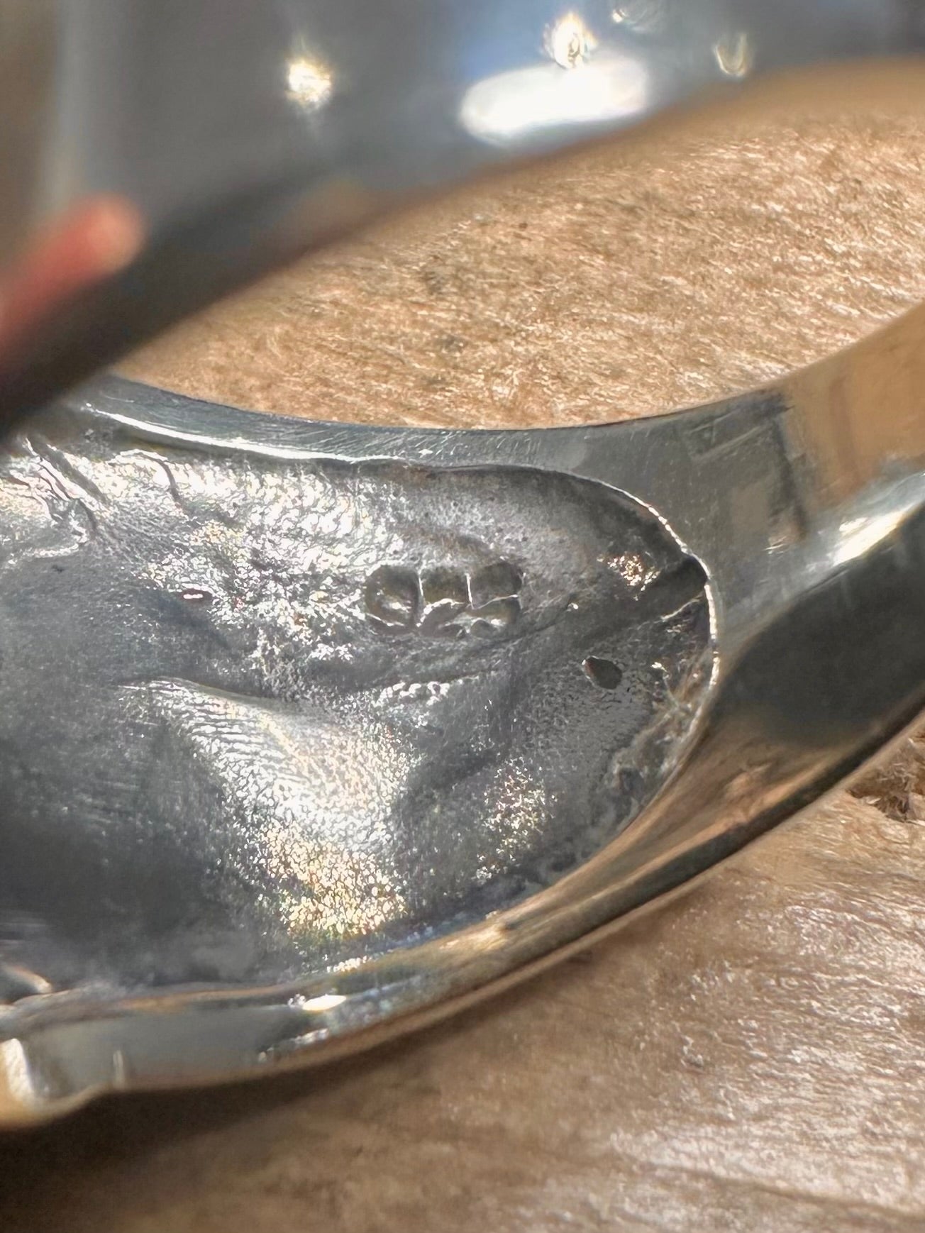 Vintage Chunky Dragon Head 925 Silver Size S1/2 Ring