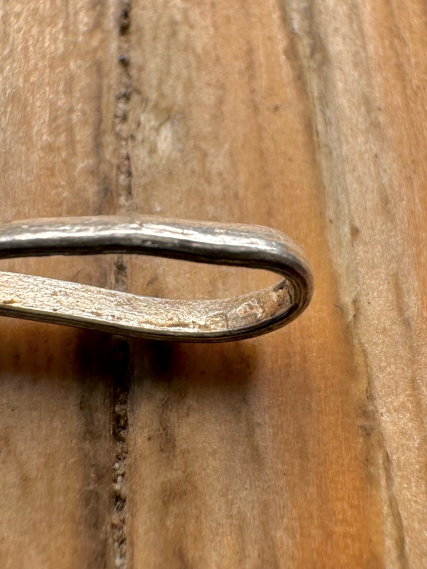 Vintage Blue Resin 925 Sterling Silver 7.2 inch Bracelet