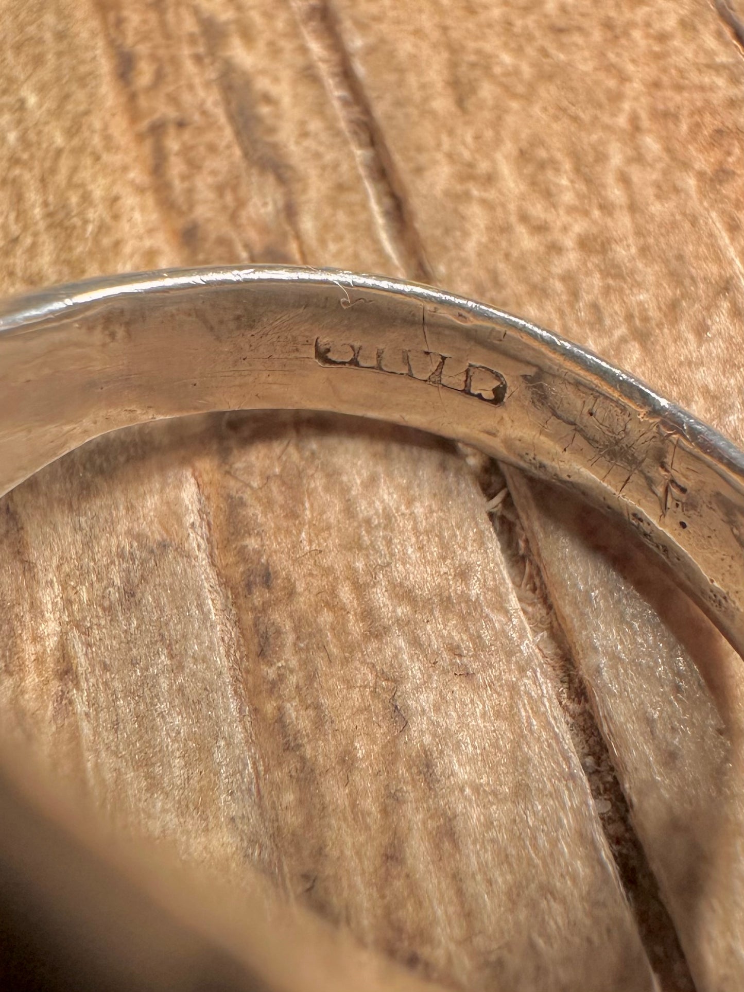 Vintage Signet 925 Sterling Silver Size Q Ring