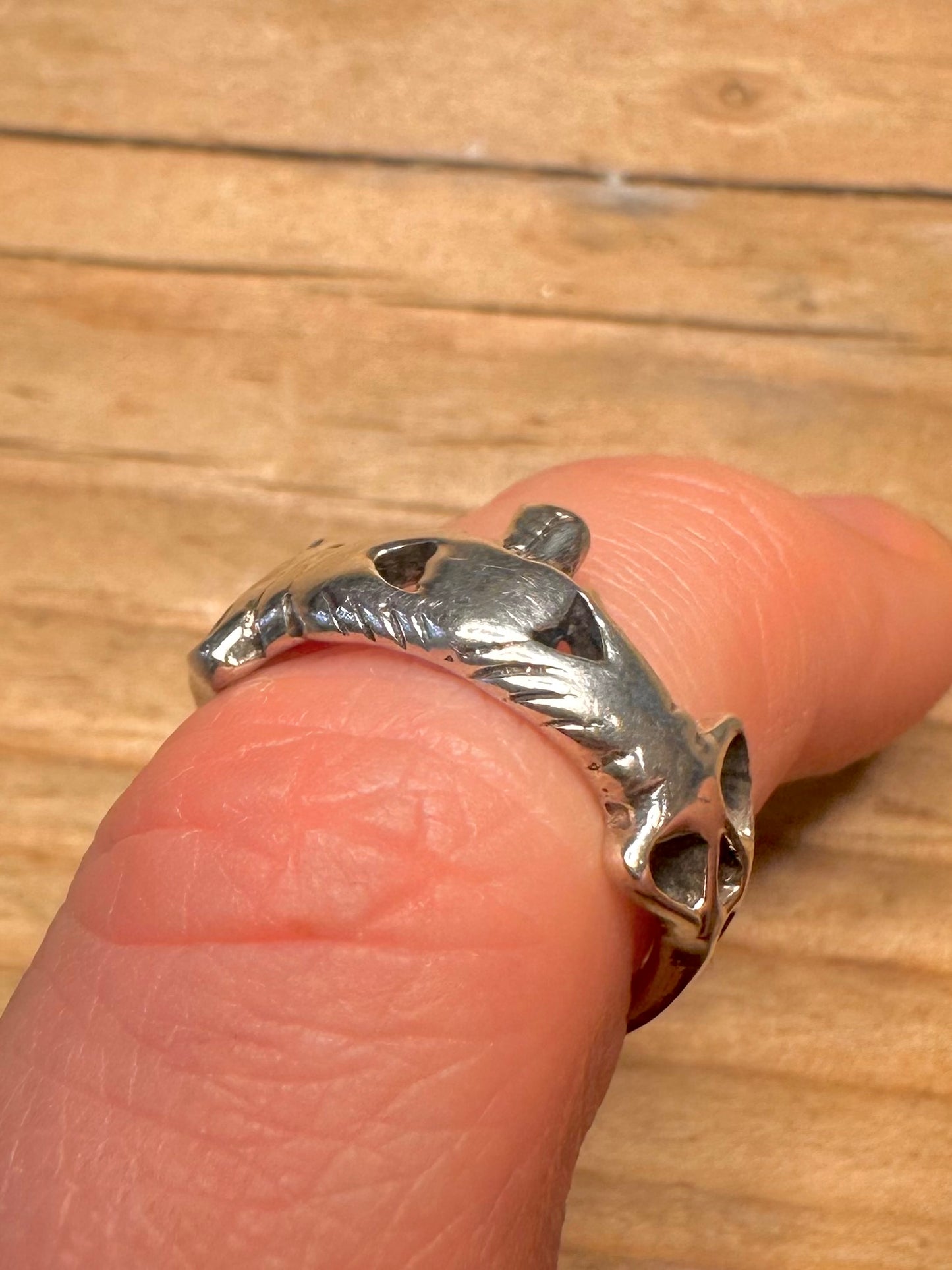 Vintage Claddagh 925 Sterling Silver Size J Ring