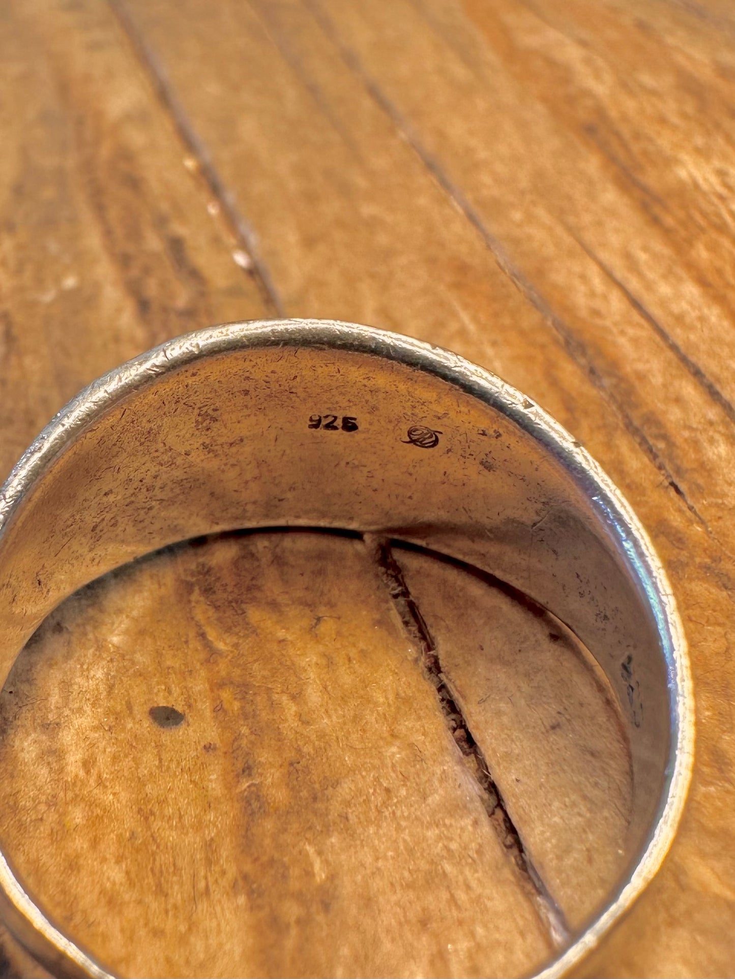 Fertig gravierte Formen 925er Sterlingsilber Ring Größe R1/2