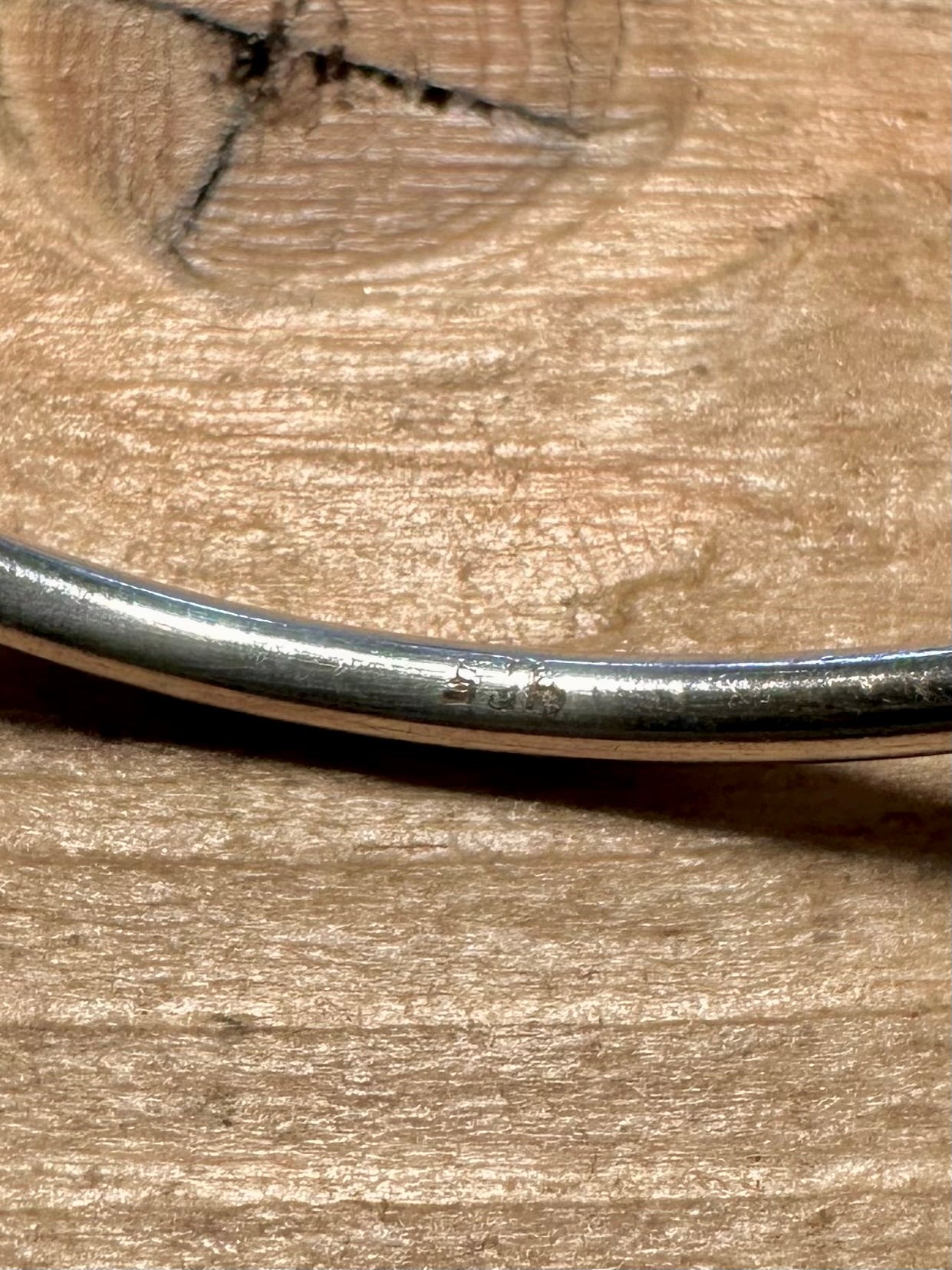 Vintage Tribal Ball 925 Silver Bangle