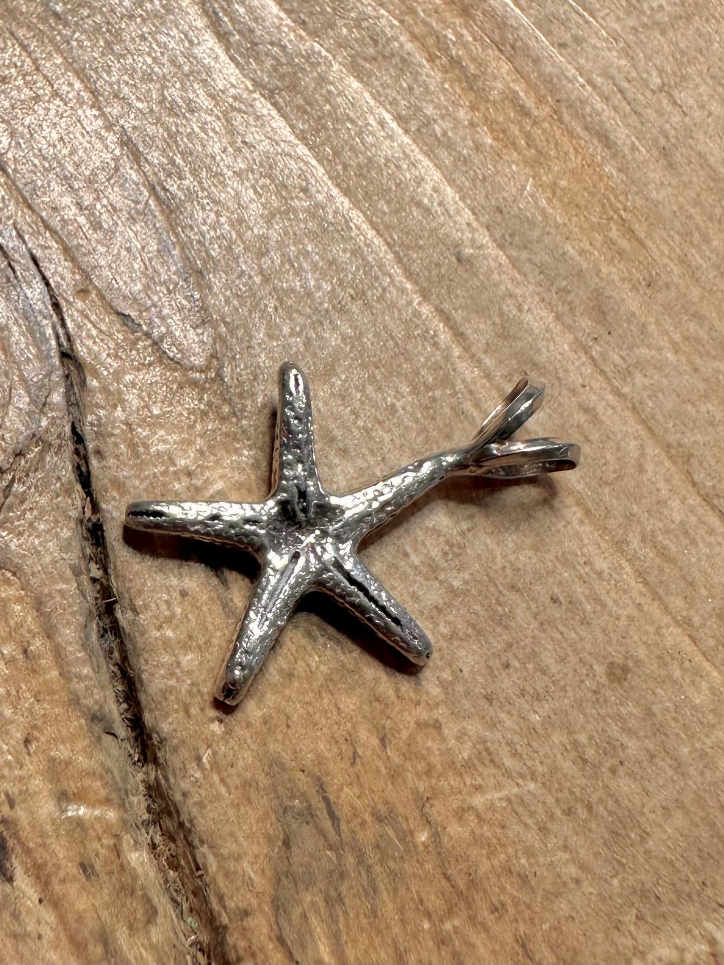Vintage Starfish 925 Silver Pendant