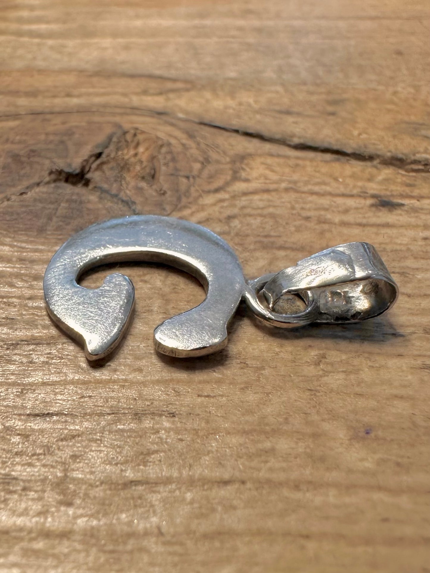 Vintage Letter G 925 Silver Pendant