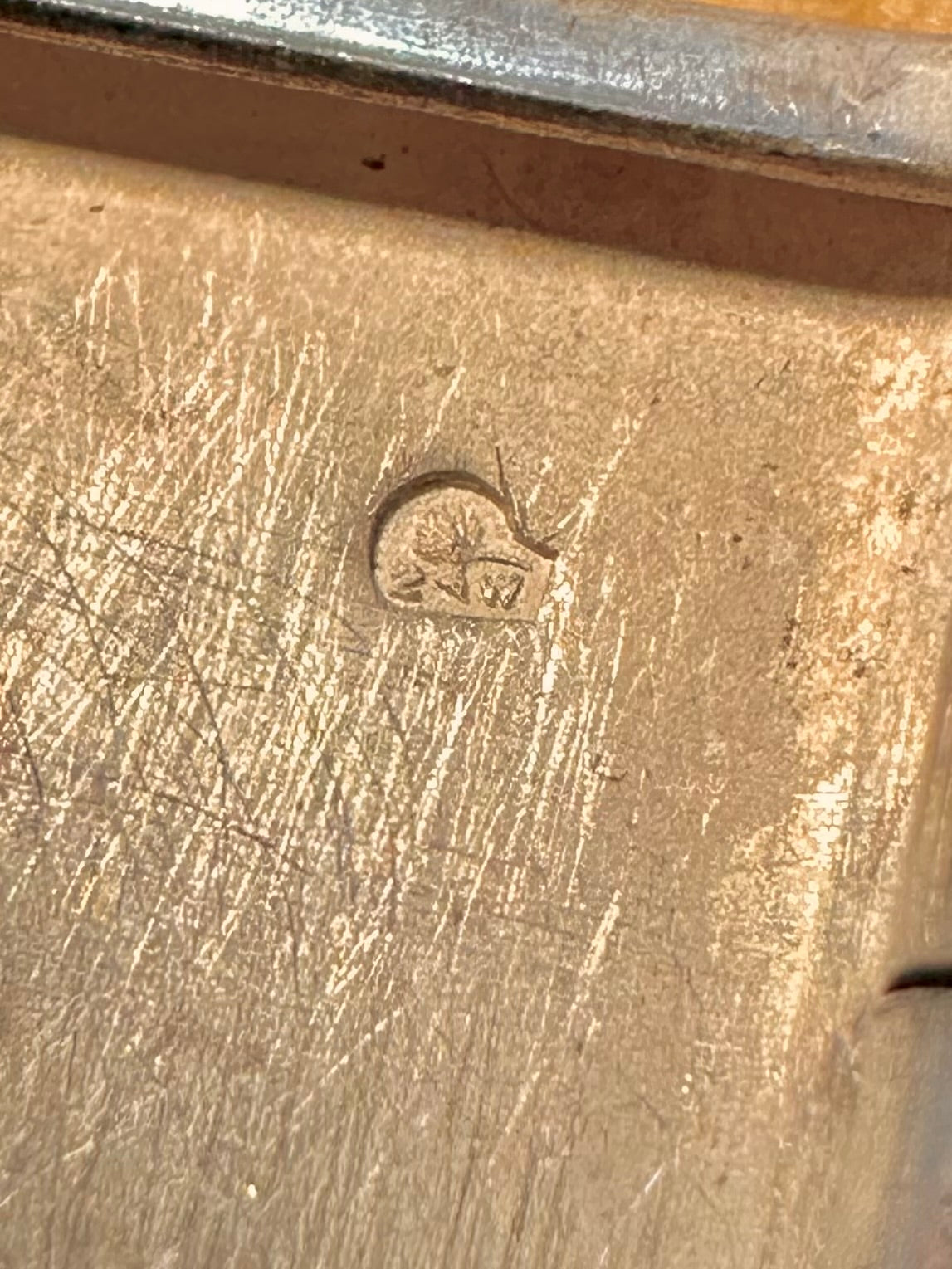 Vintage Engraved Rectangle Book 925 Silver Locket Pendant
