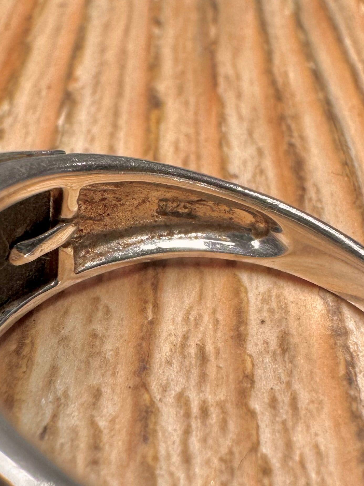 Abstract Flame Style 925 Sterling Silver Size U Ring