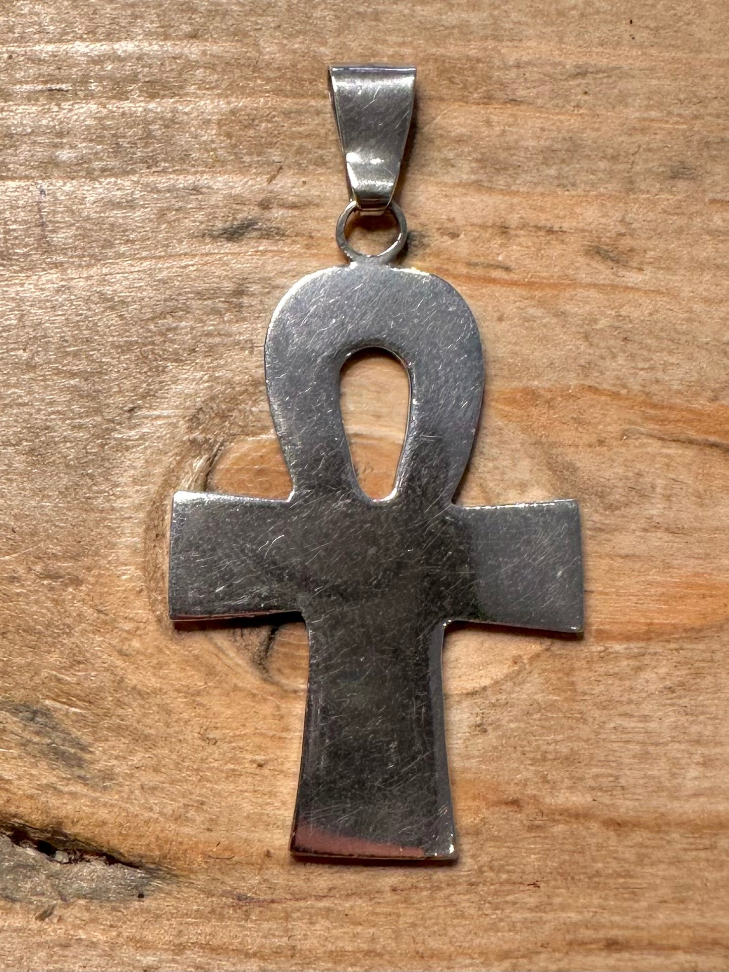 Vintage 1979 Ankh 925 Silver Pendant