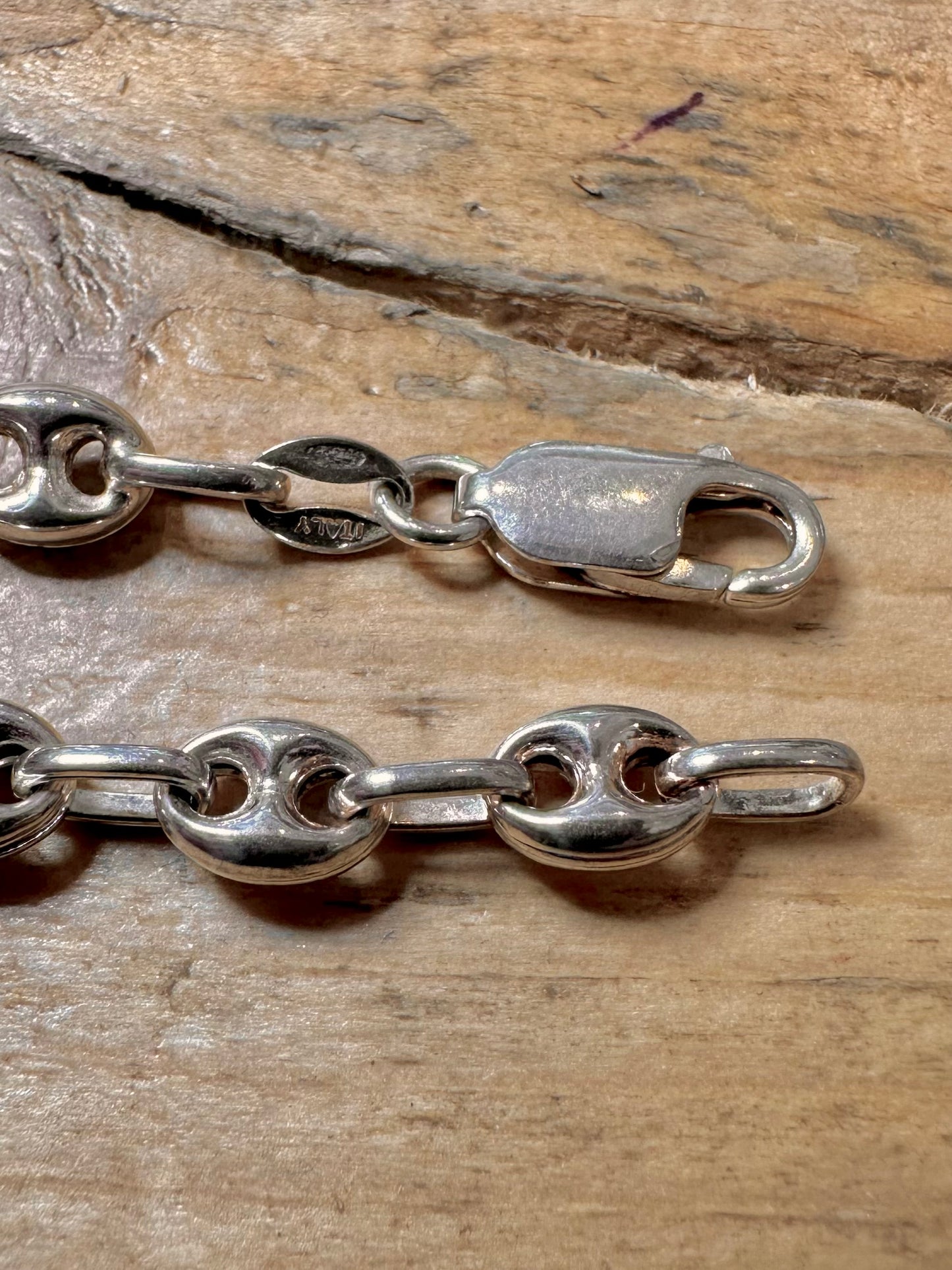 Modern Mariner Link Italy 925 Silver 19.8 inch Necklace