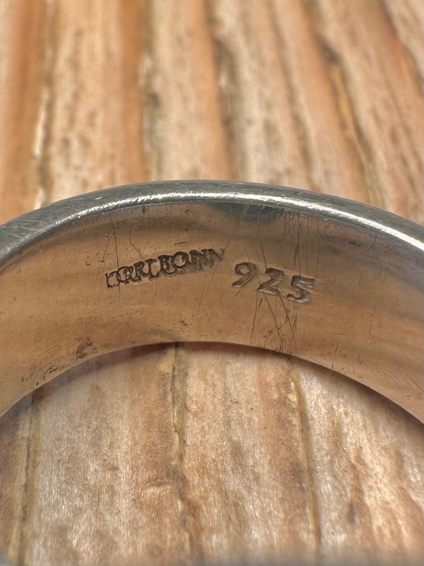 Vintage Red Agate Tribal 925 Sterling Silver Size N Ring