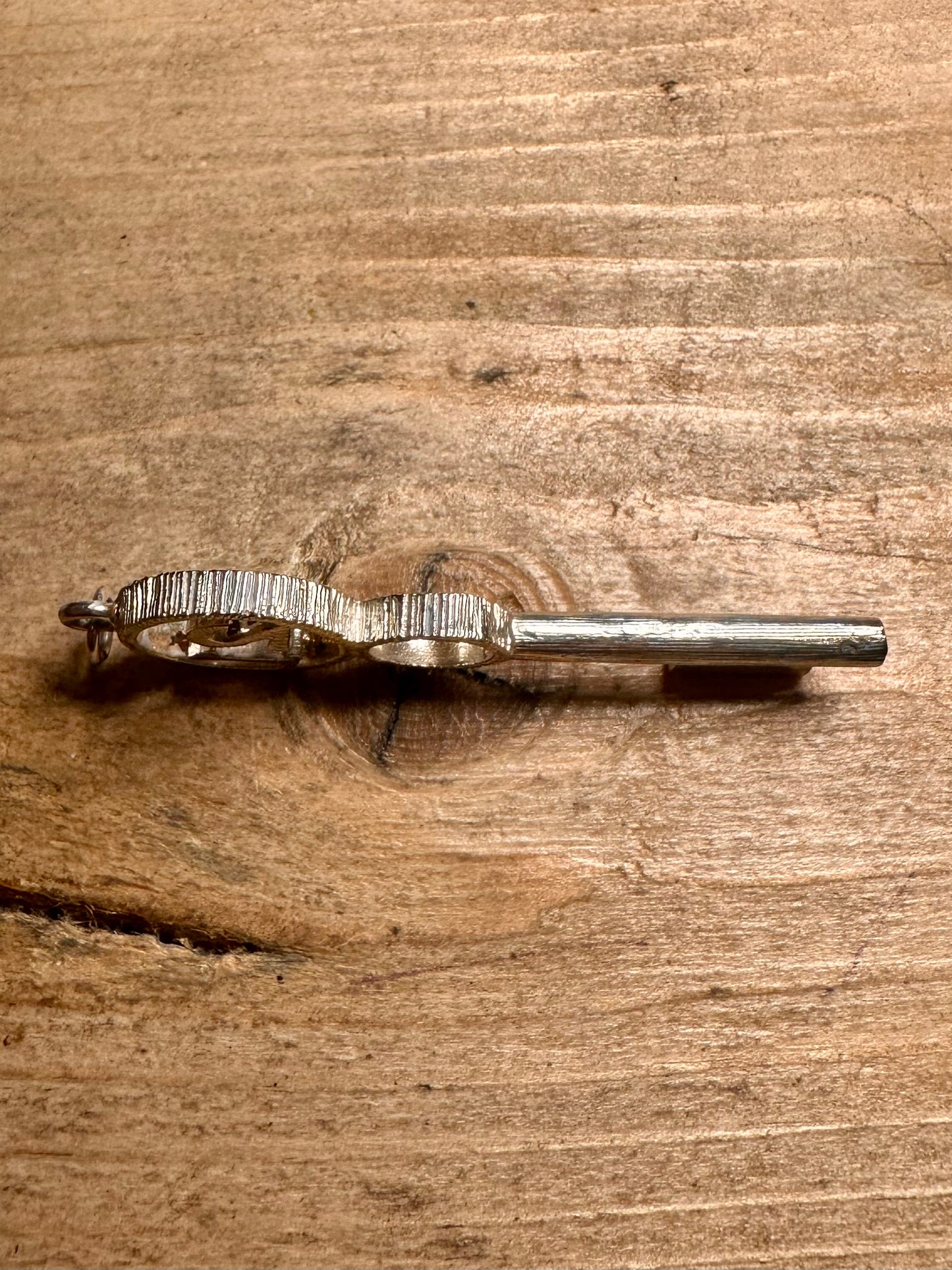 Abstract Textured 21 Key 925 Silver Pendant