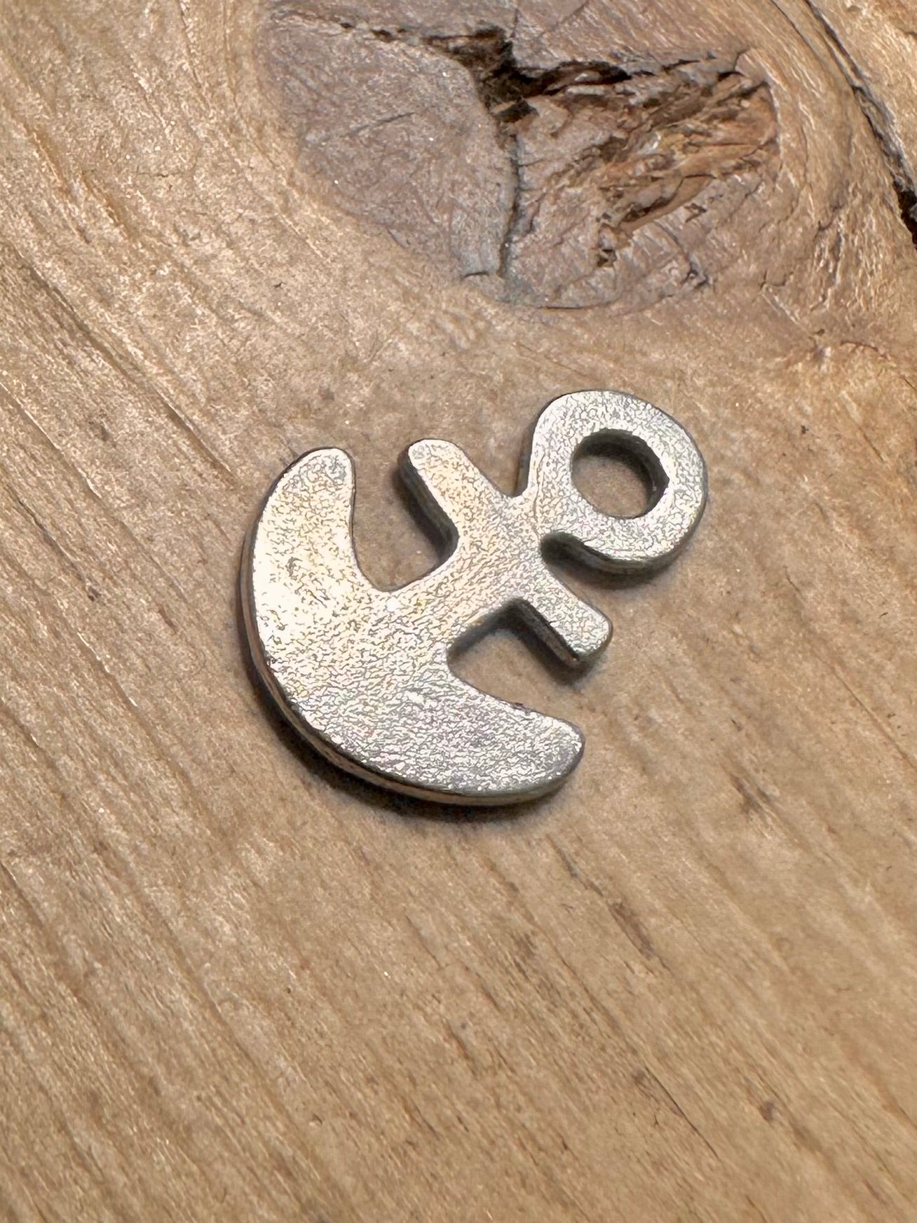 Abstract Anchor 925 Silver Pendant