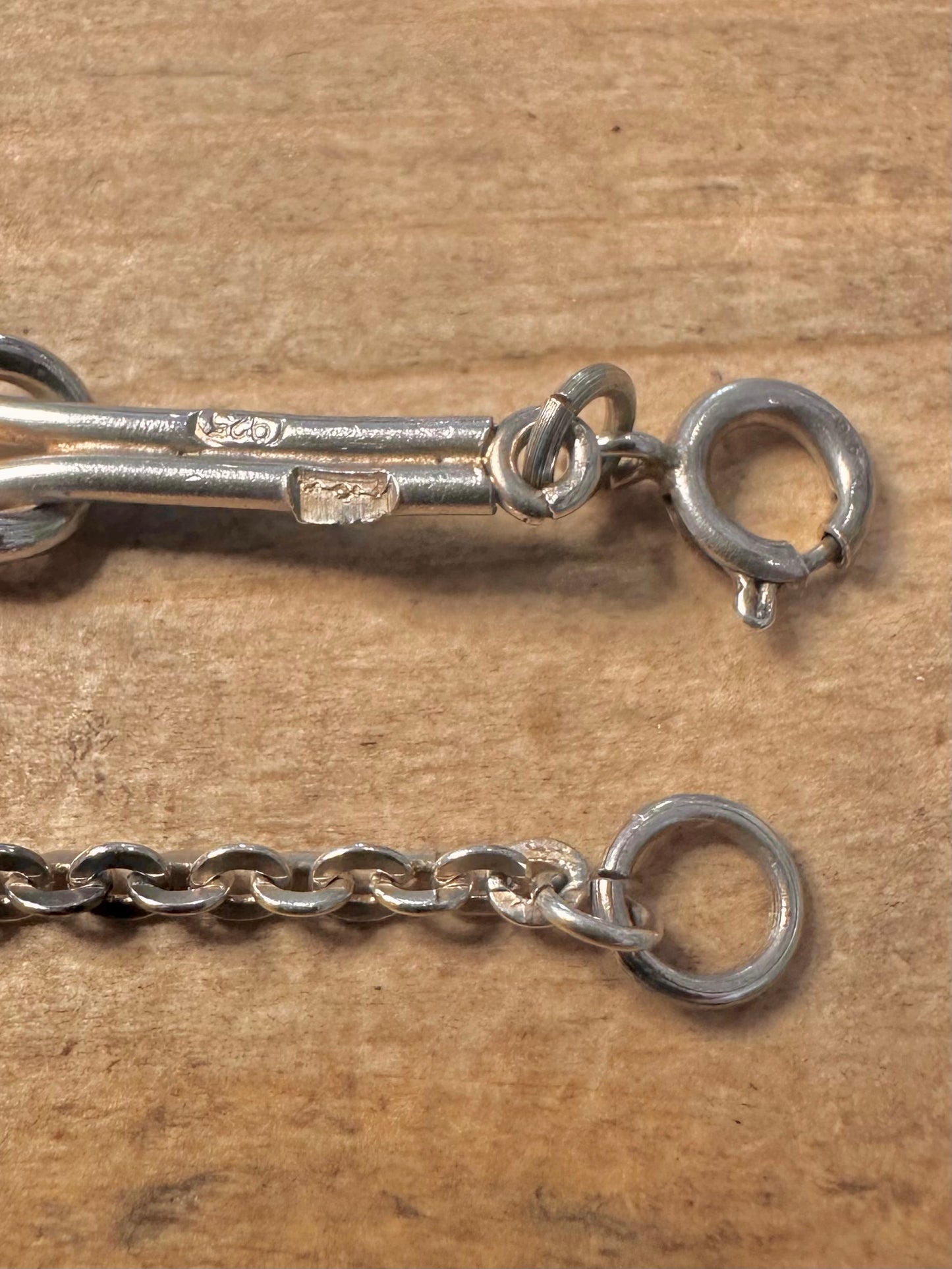 Vintage Unique Reef Knotted Chain 925 Silver 36.8 inch Necklace