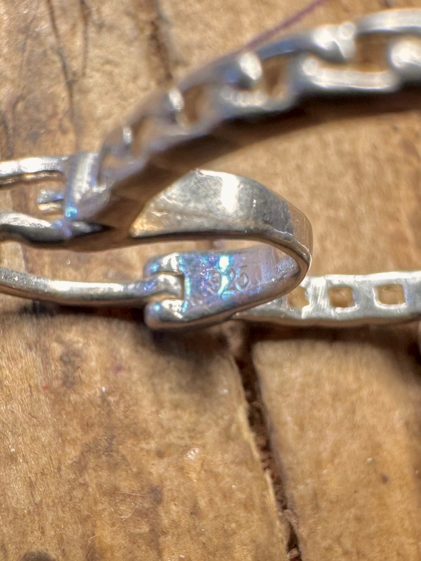 Cable Chain Style with Skulls 925 Sterling Silver Earrings