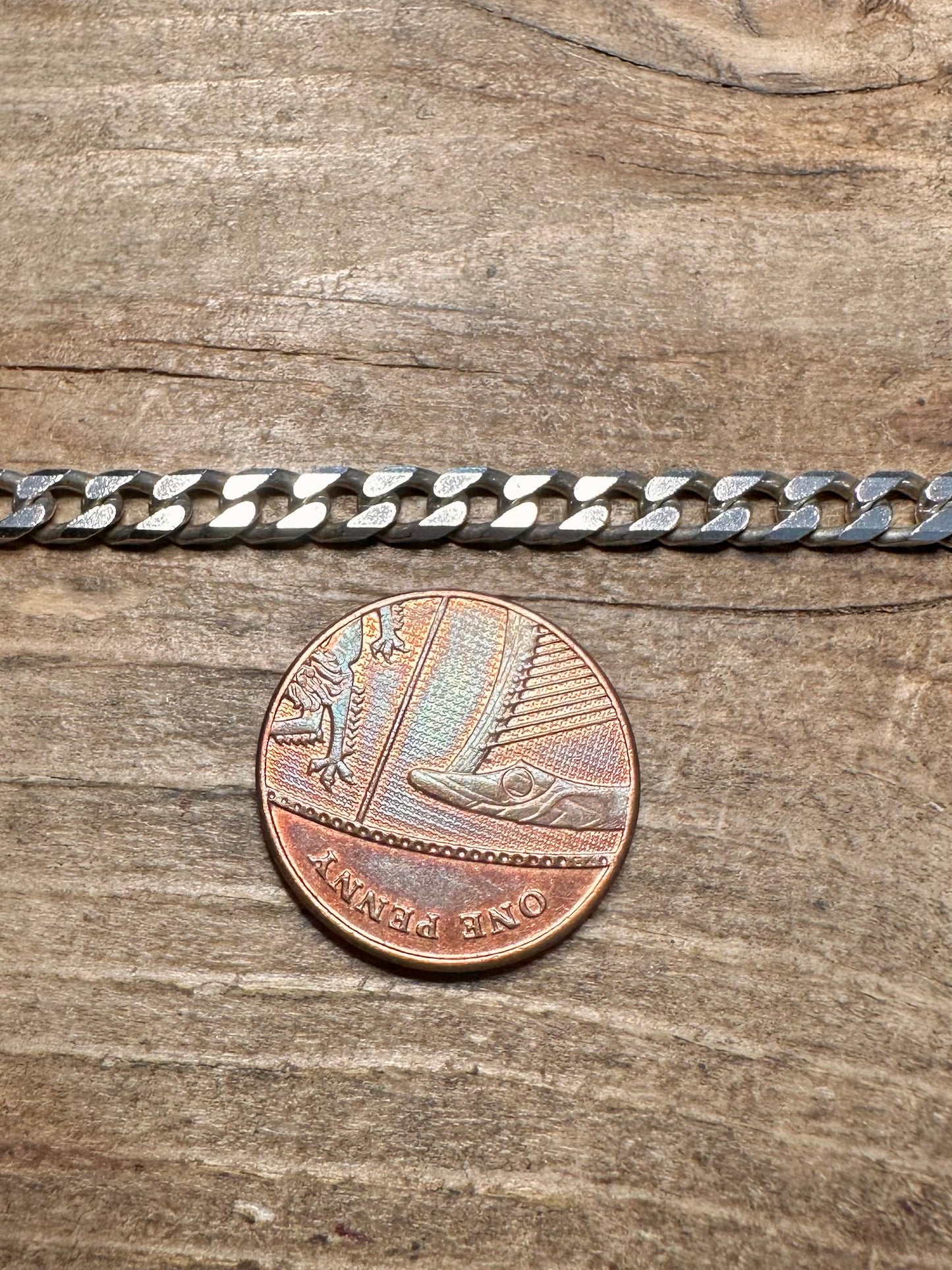Vintage Curb Chain 952 Silver 20 inch Necklace