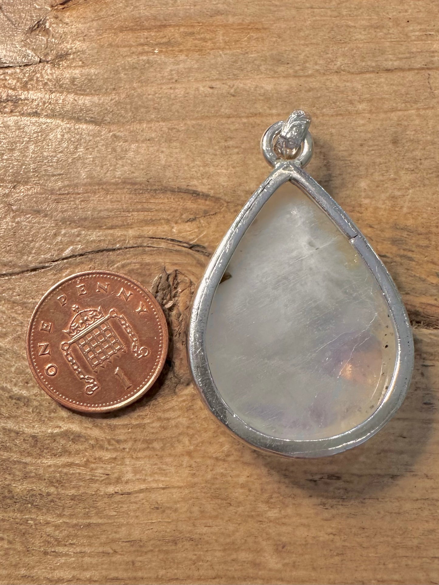 Vintage Moonstone 925 Silver Pendant