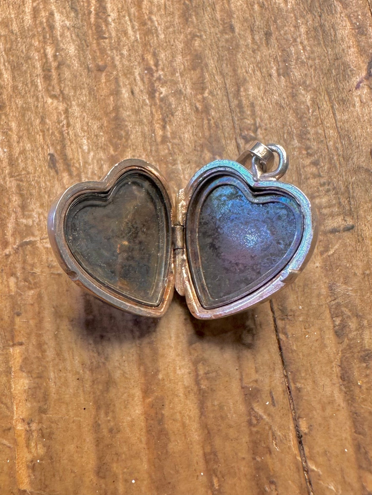 Heart Engraved Locket 925 Sterling Silver Pendant