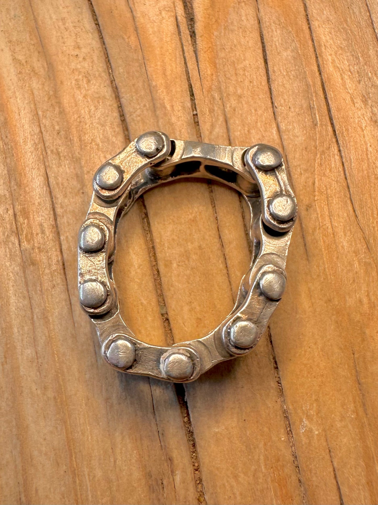 Vintage Cable Chain 925 Sterling Silver Size Y1/2 Ring