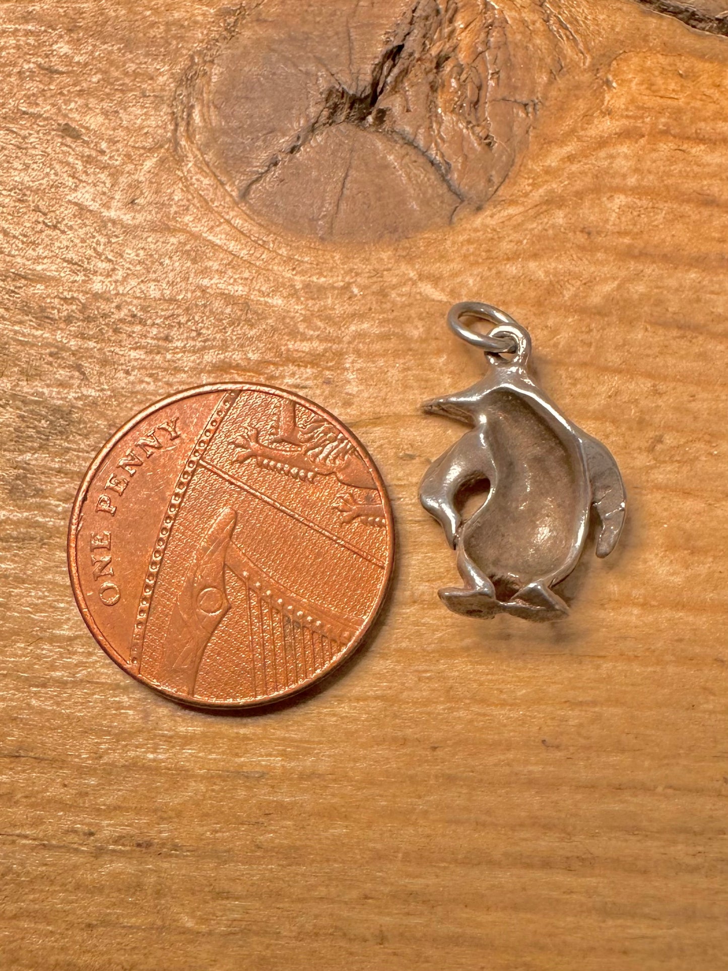 Vintage Penguin 925 Silver Pendant