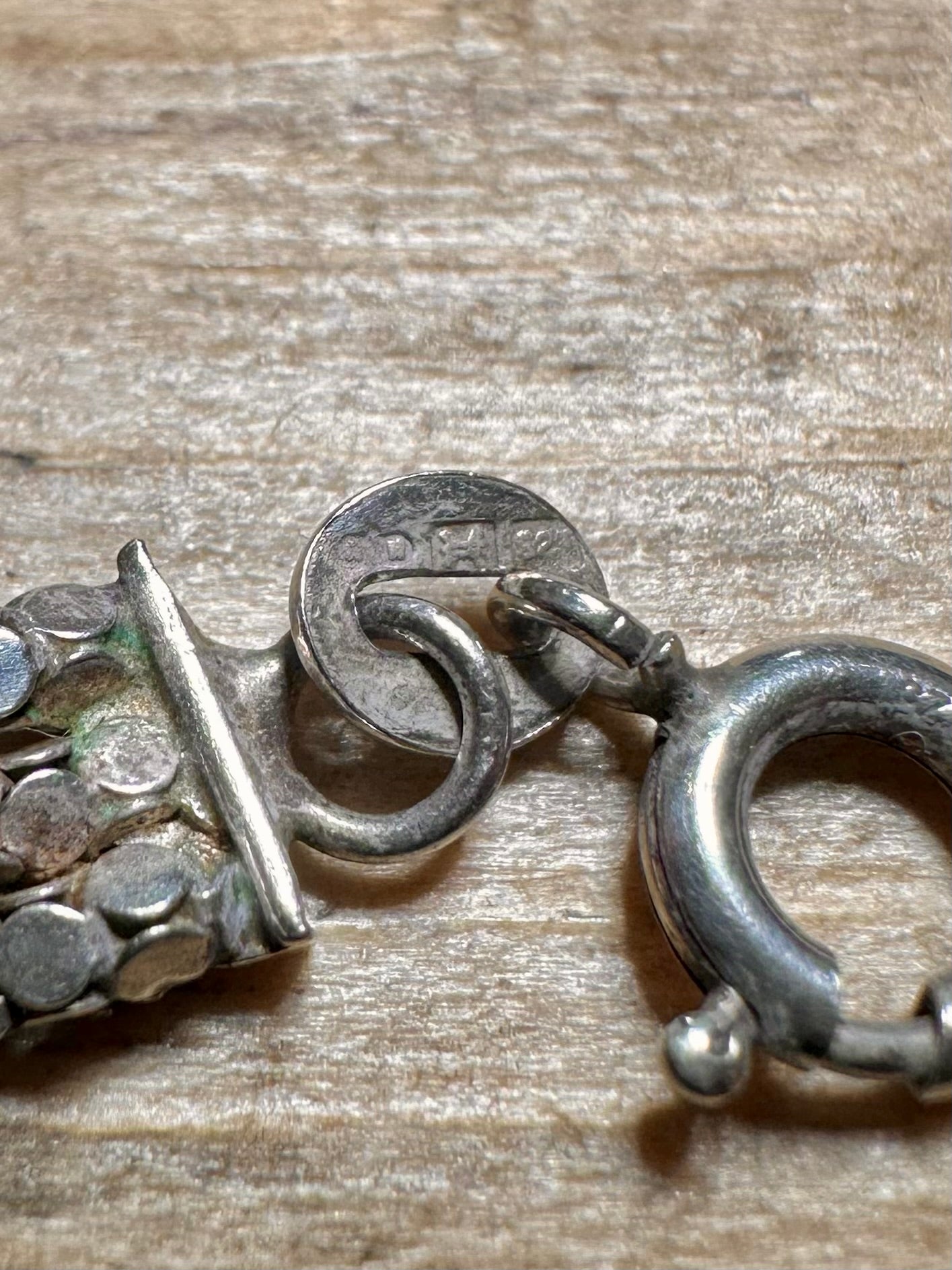 Vintage Woven Link 925 Silver 18.5 inch Necklaxe
