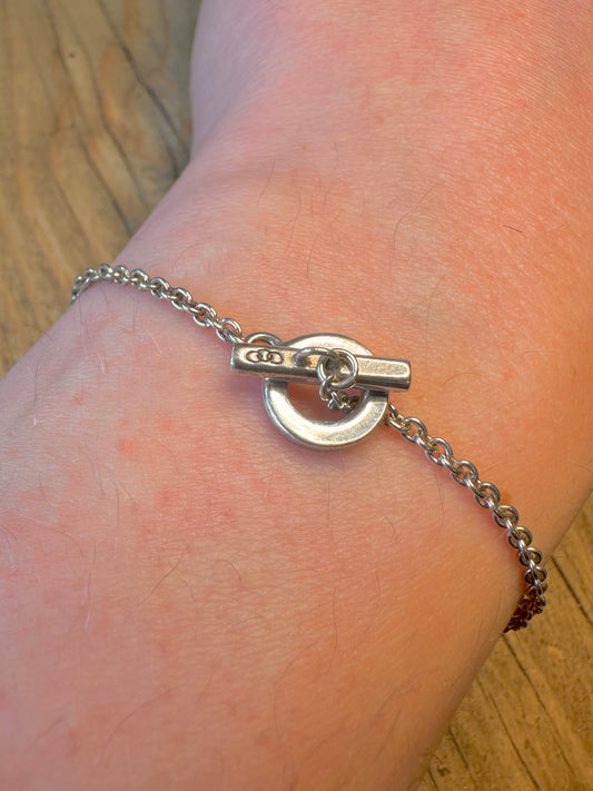 Links of London T Bar Belcher Chain 925 Sterling Silver 7.3 inch Bracelet