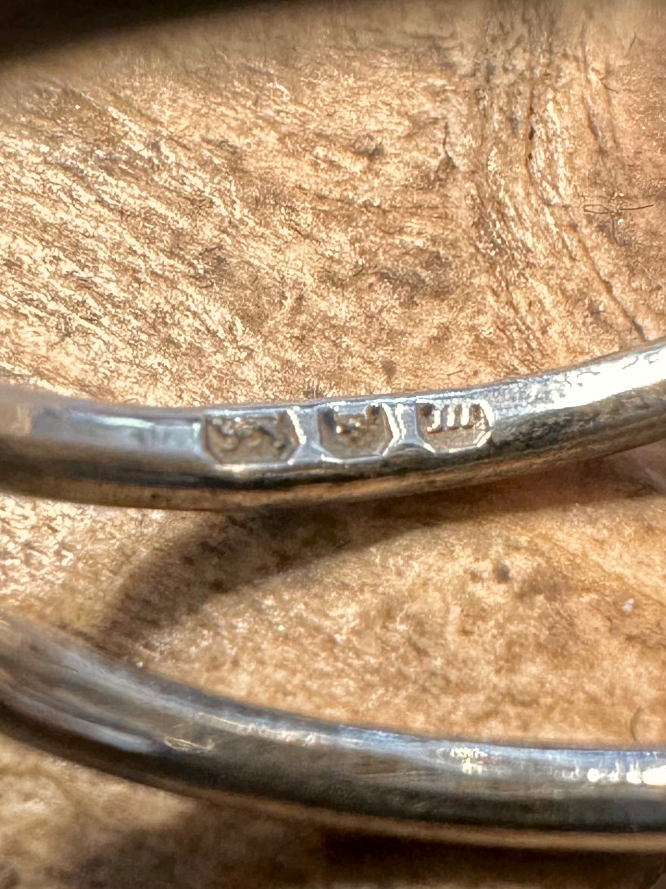 Modernist 1967 Citrine Maker SW 925 Silver Size L Ring