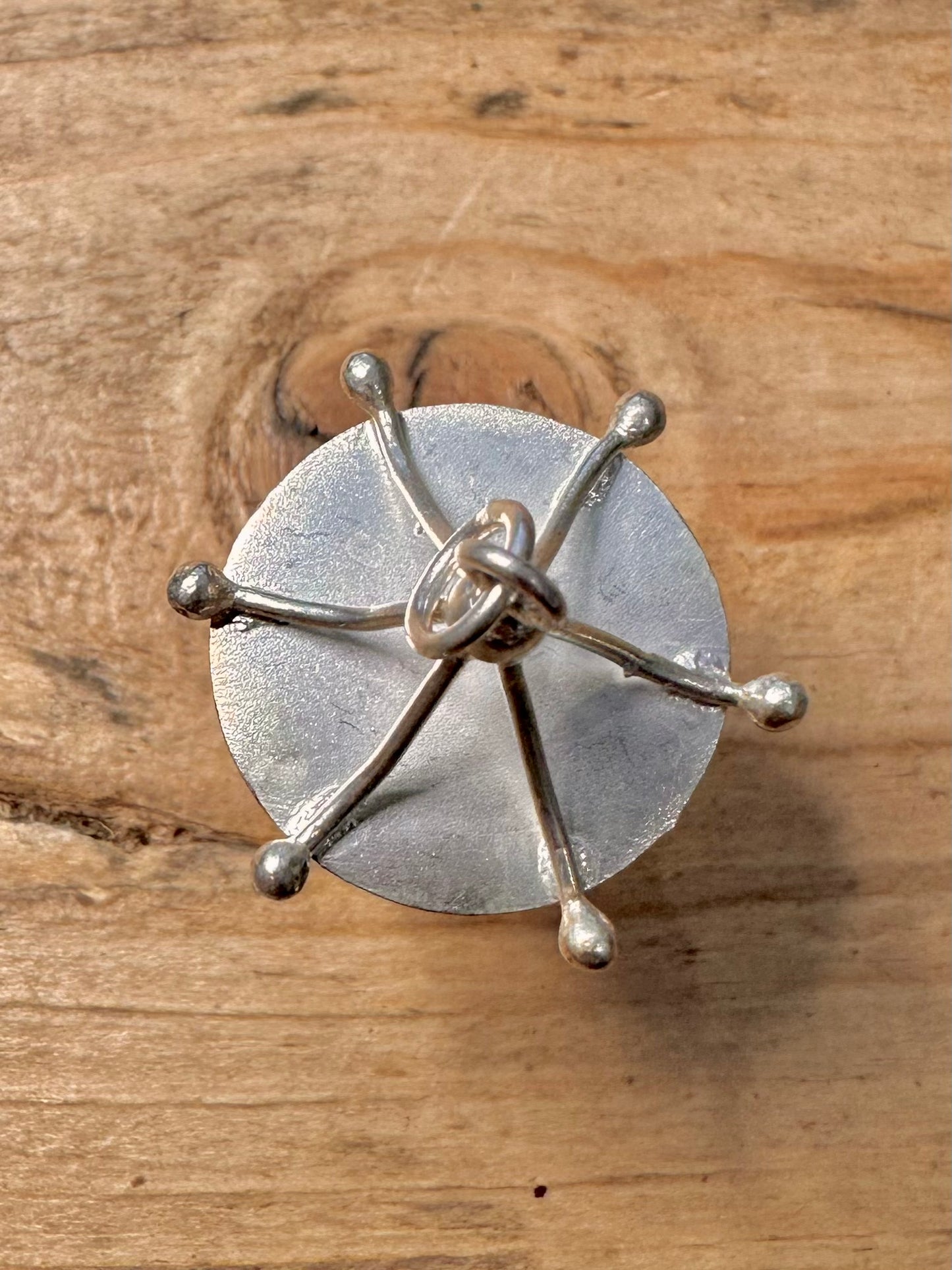Handmade Bird Cage 925 Silver Pendant