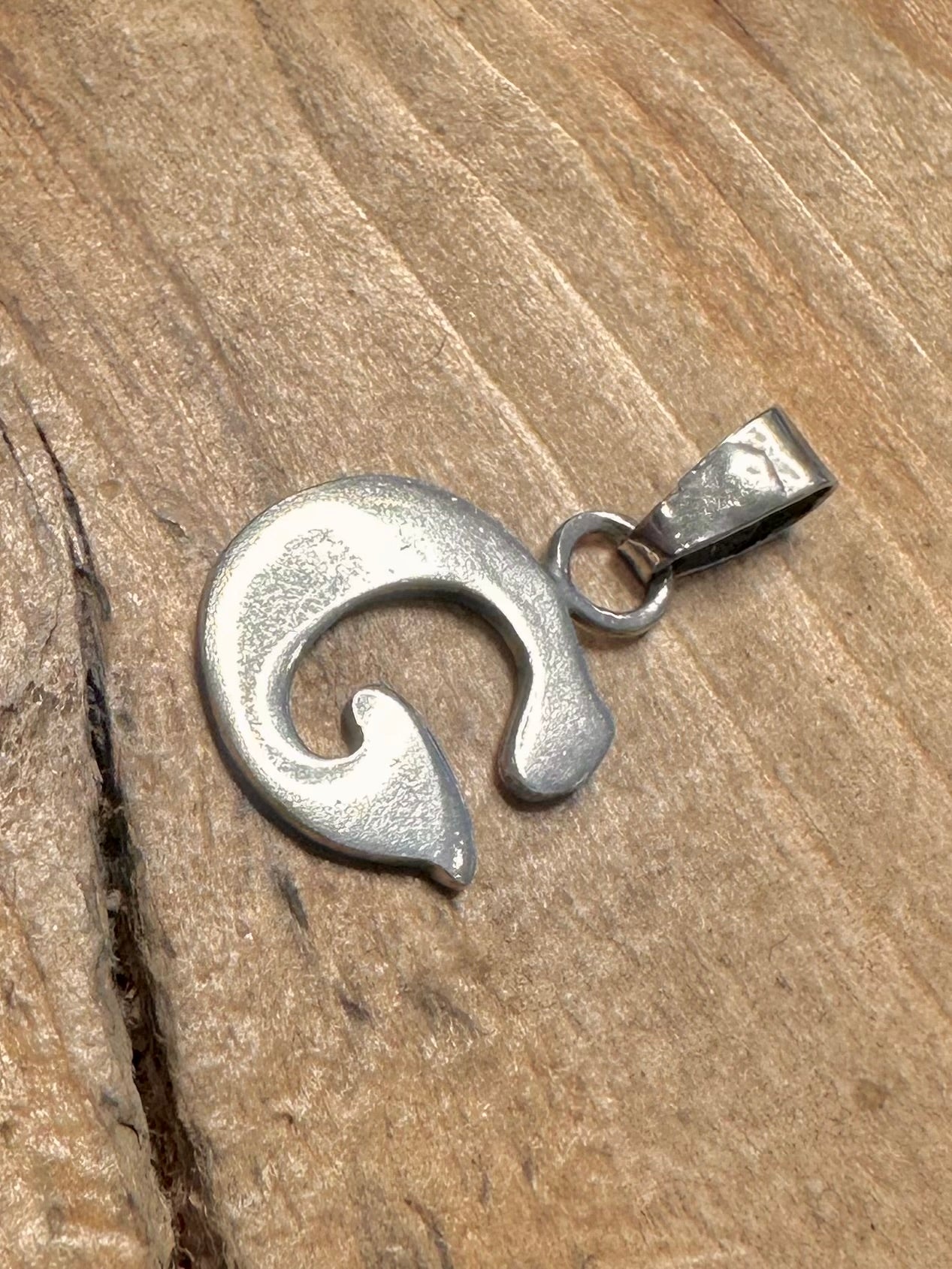 Vintage Letter G 925 Silver Pendant