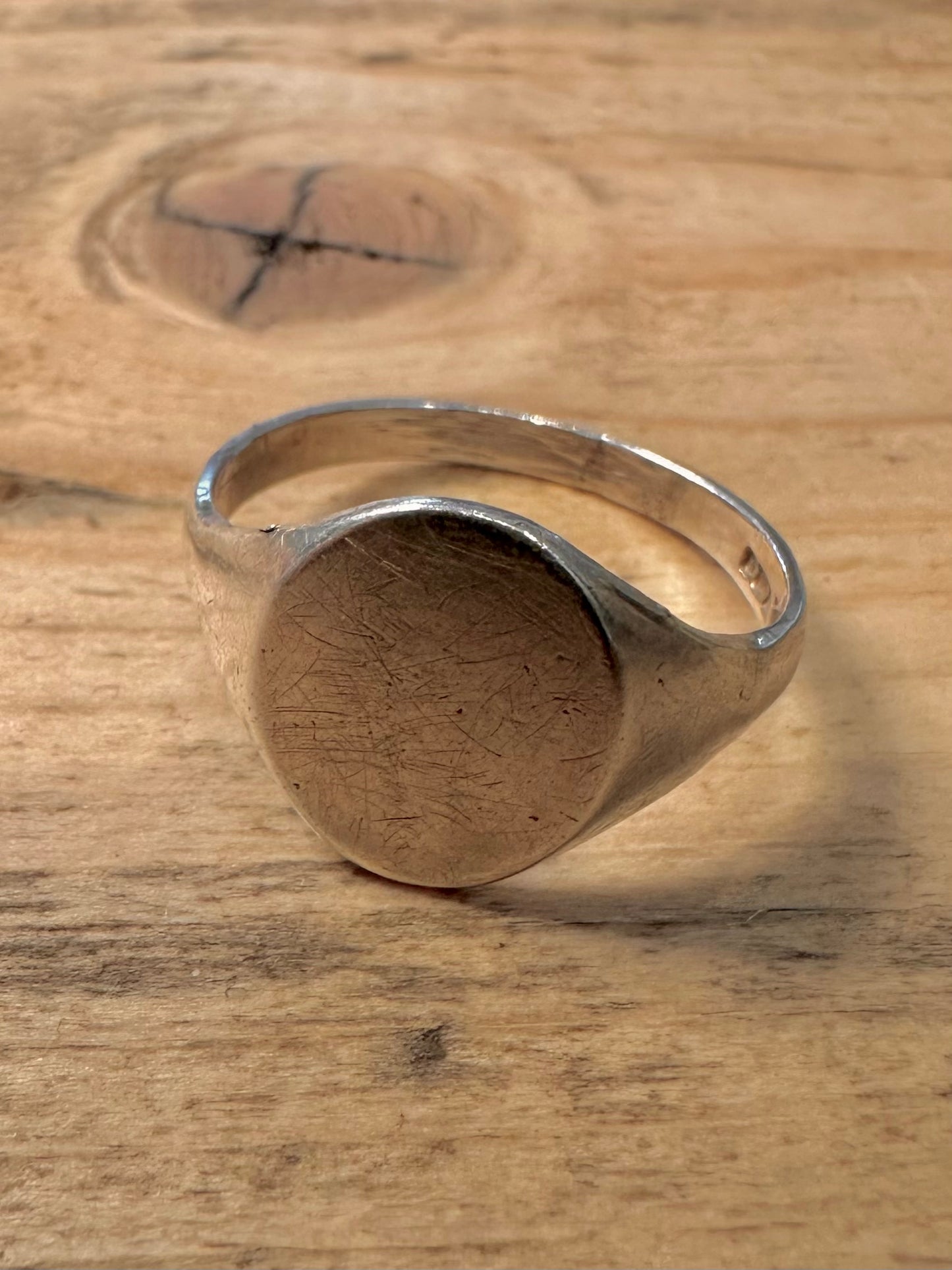 Vintage 1988 Signet 925 Silver Size U Ring