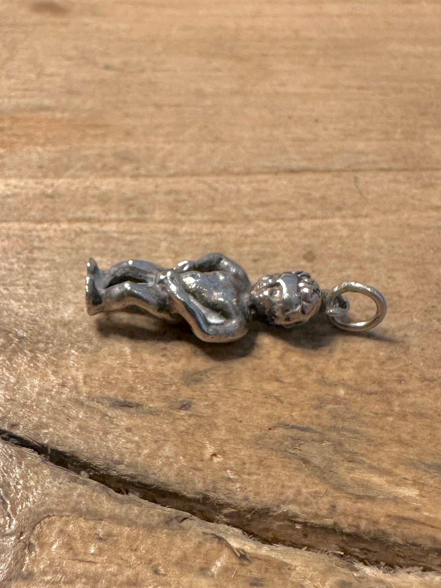 Vintage Manneken Pis Boy 925 Silver Charm Pendant