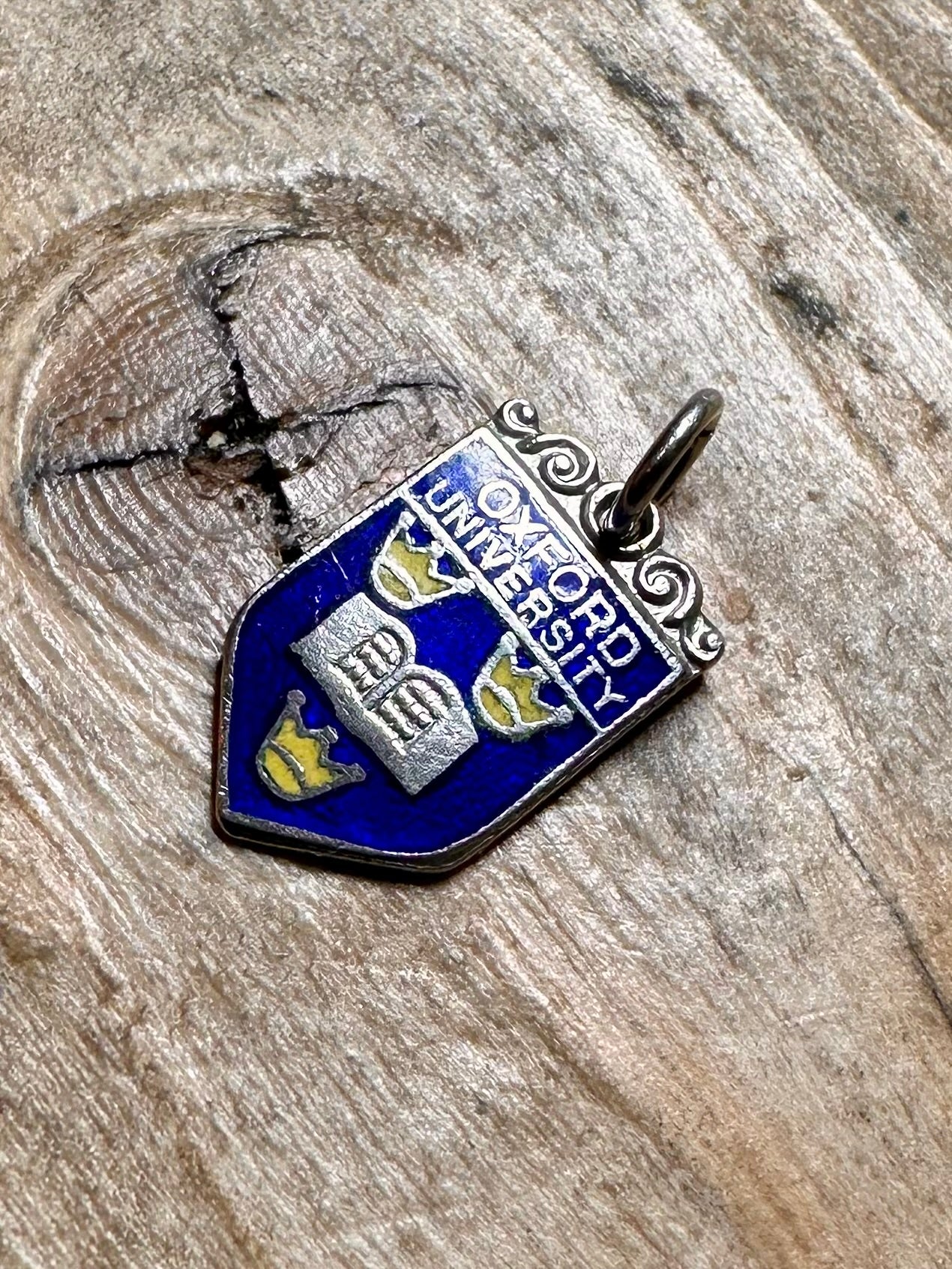 Vintage Oxford University 925 Silver Charm Pendant