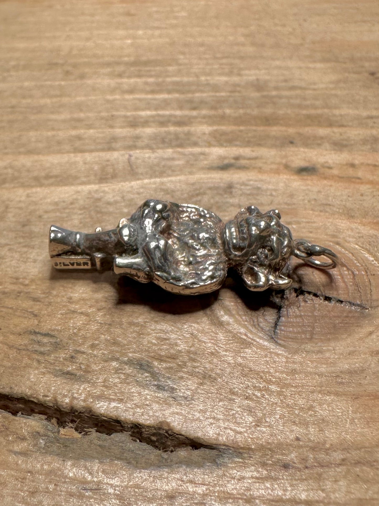 Vintage Lincoln Imp Solid 925 Silver Pendant