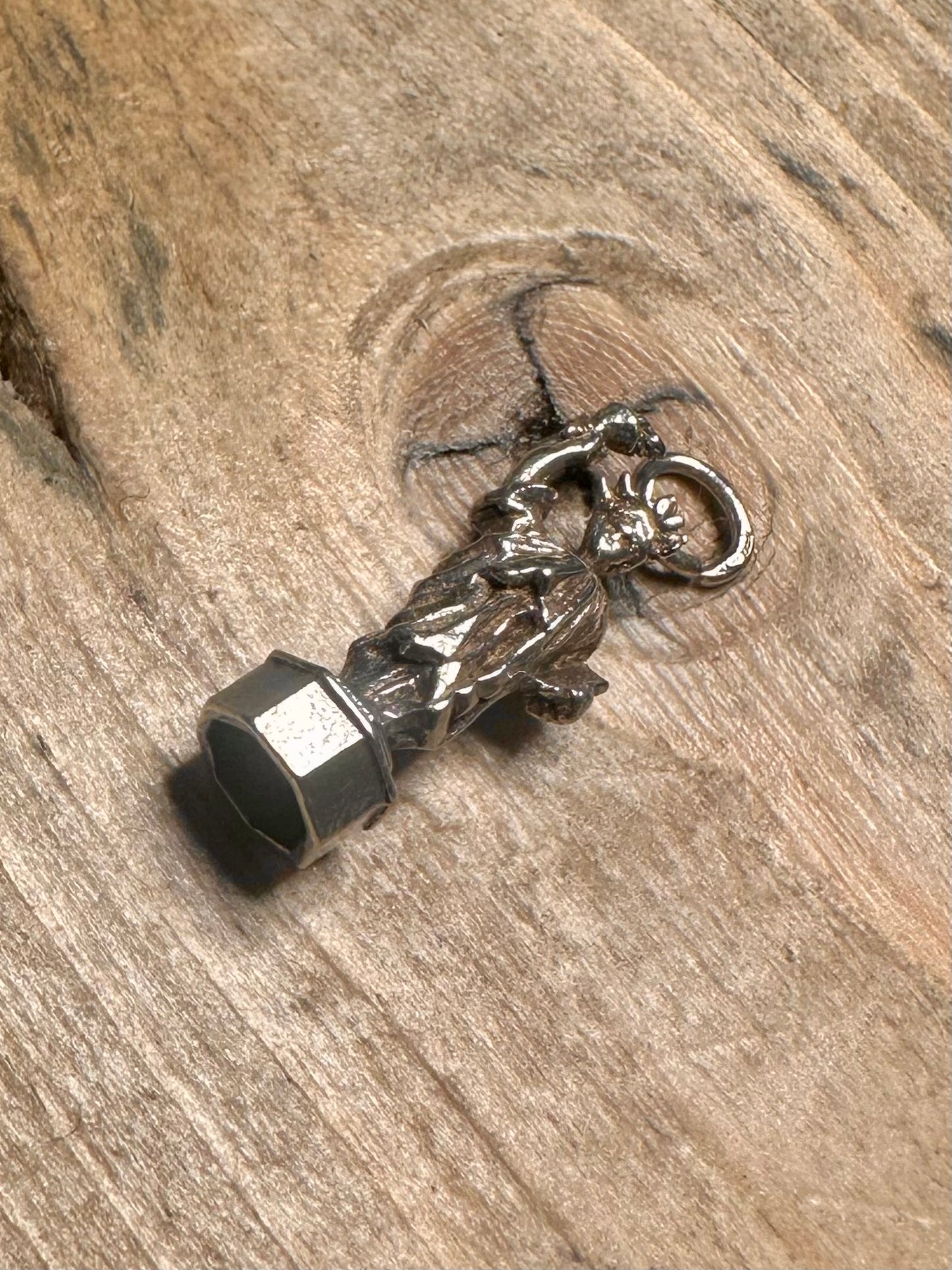 Vintage Statue of Liberty 925 Silver Pendant