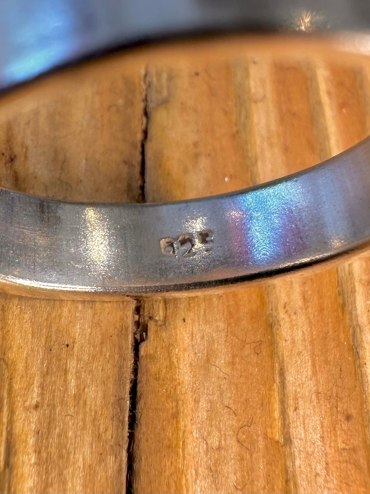 Band 925 Sterling Silver Size Q1/2 Ring
