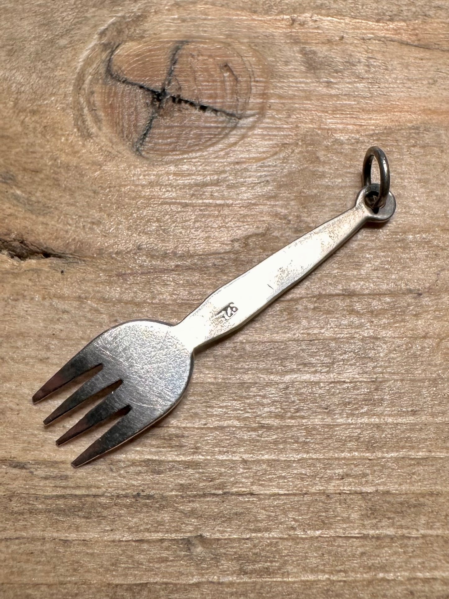 Vintage Fork 925 Silver Pendant