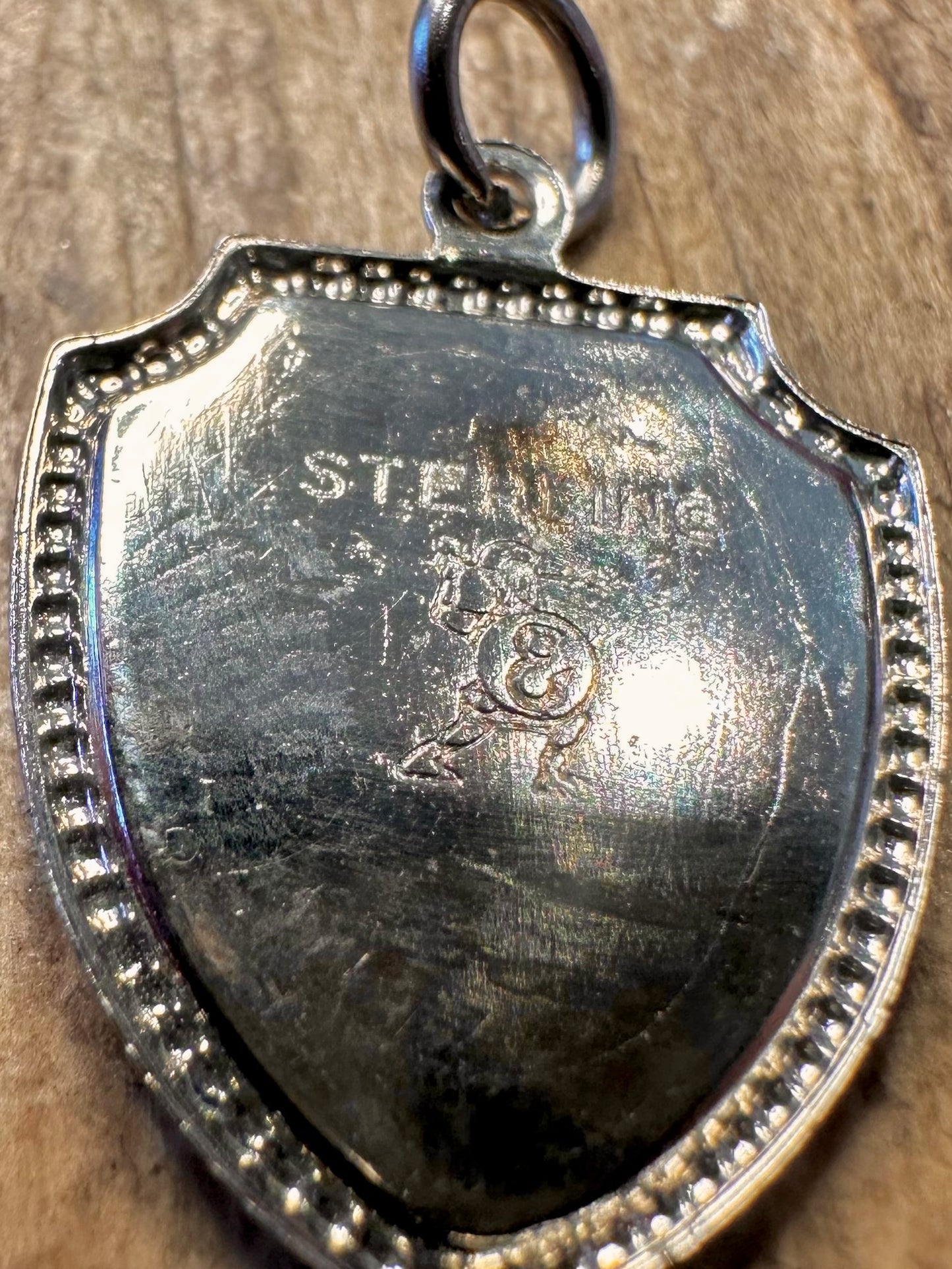 Miami Beech FLA Shield 925 Sterling Silver Charm Pendant