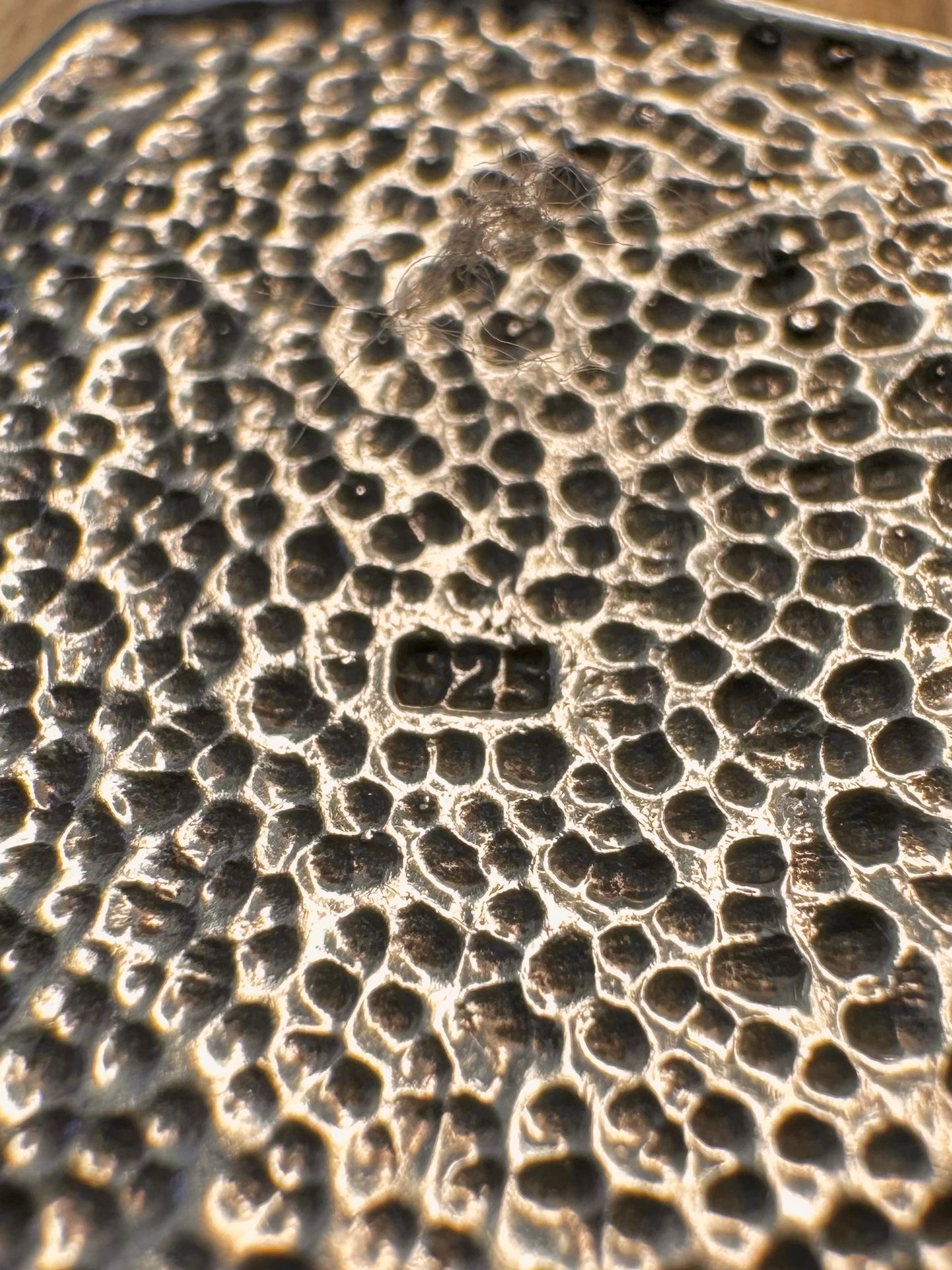 Mosaik-Anhänger aus verschiedenen Edelsteinen, Sterlingsilber 925