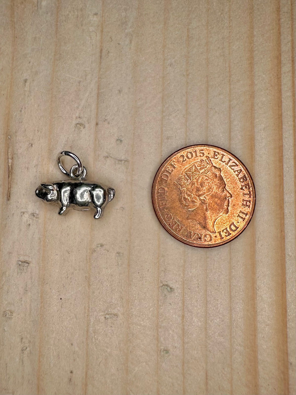 Pig 925 Sterling Silver Pendant