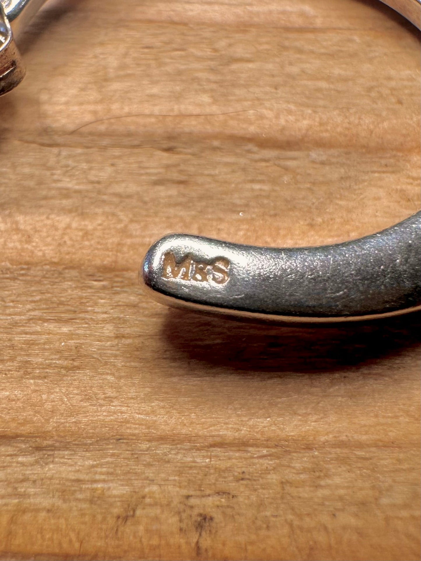 Abstract Curved Half Hoops 925 Sterling Silver Earrings