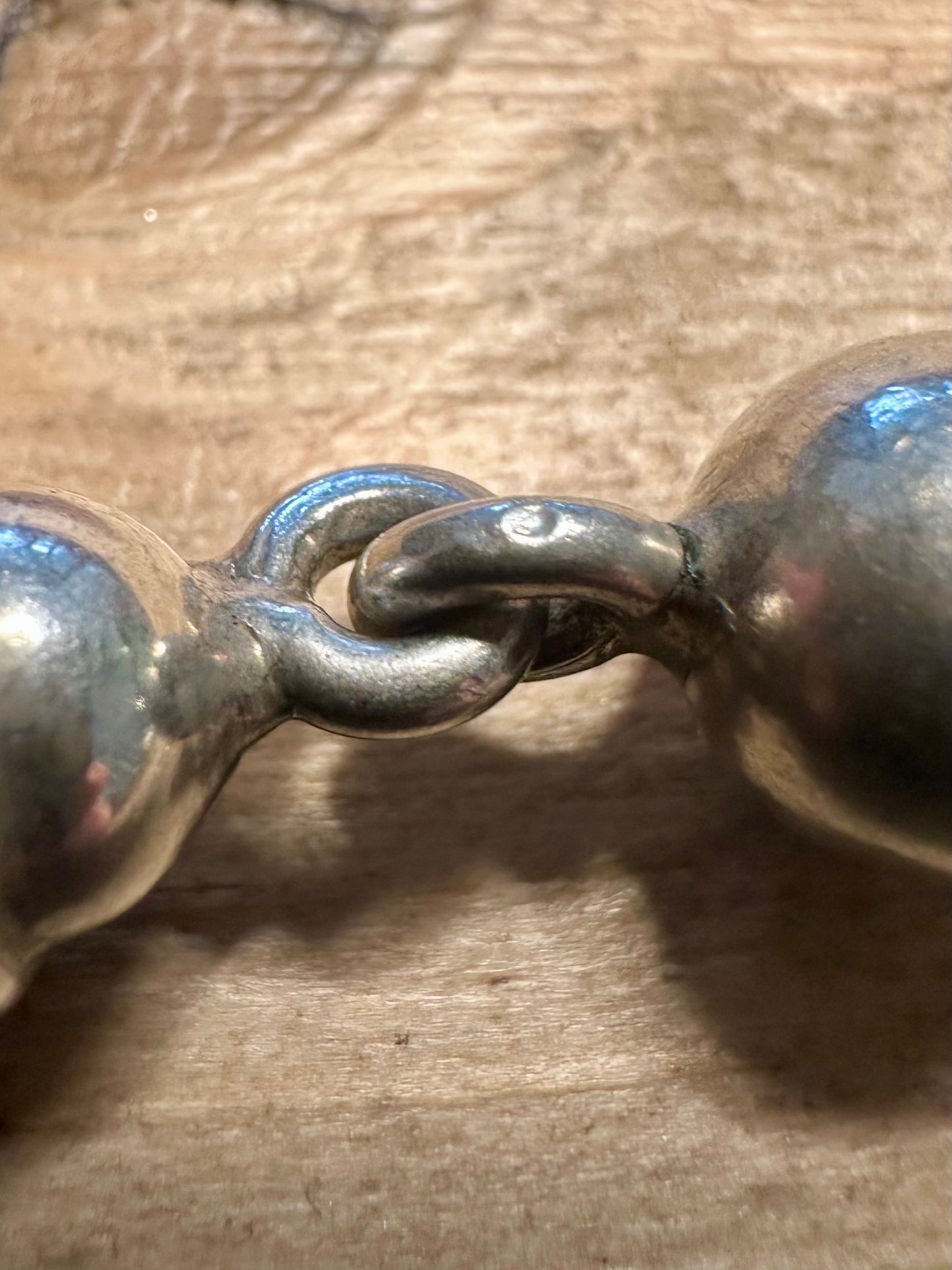 Vintage Tribal Chunky Dangle 925 Silver Earrings