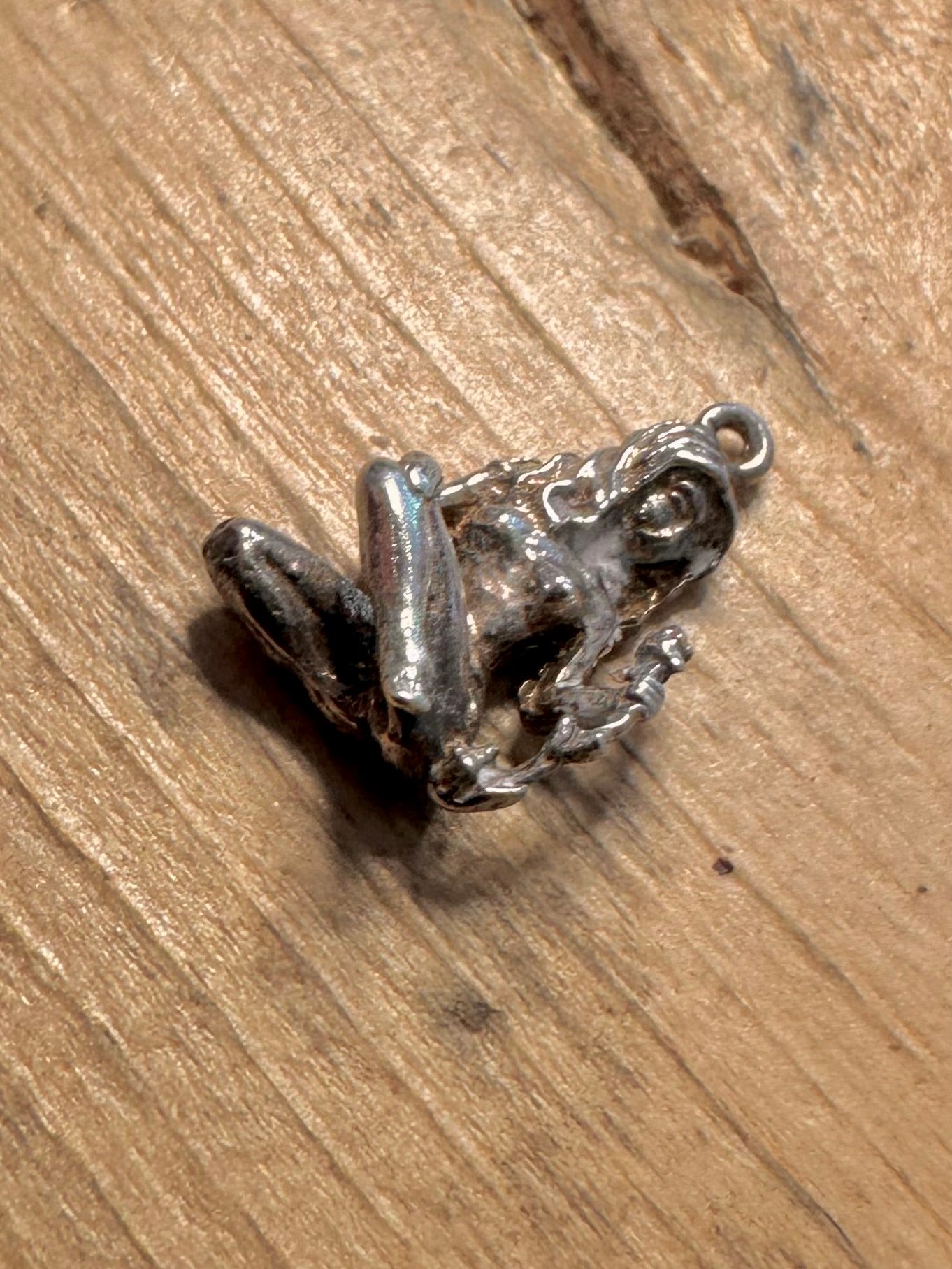 Vintage Women 925 Silver Charm Pendant
