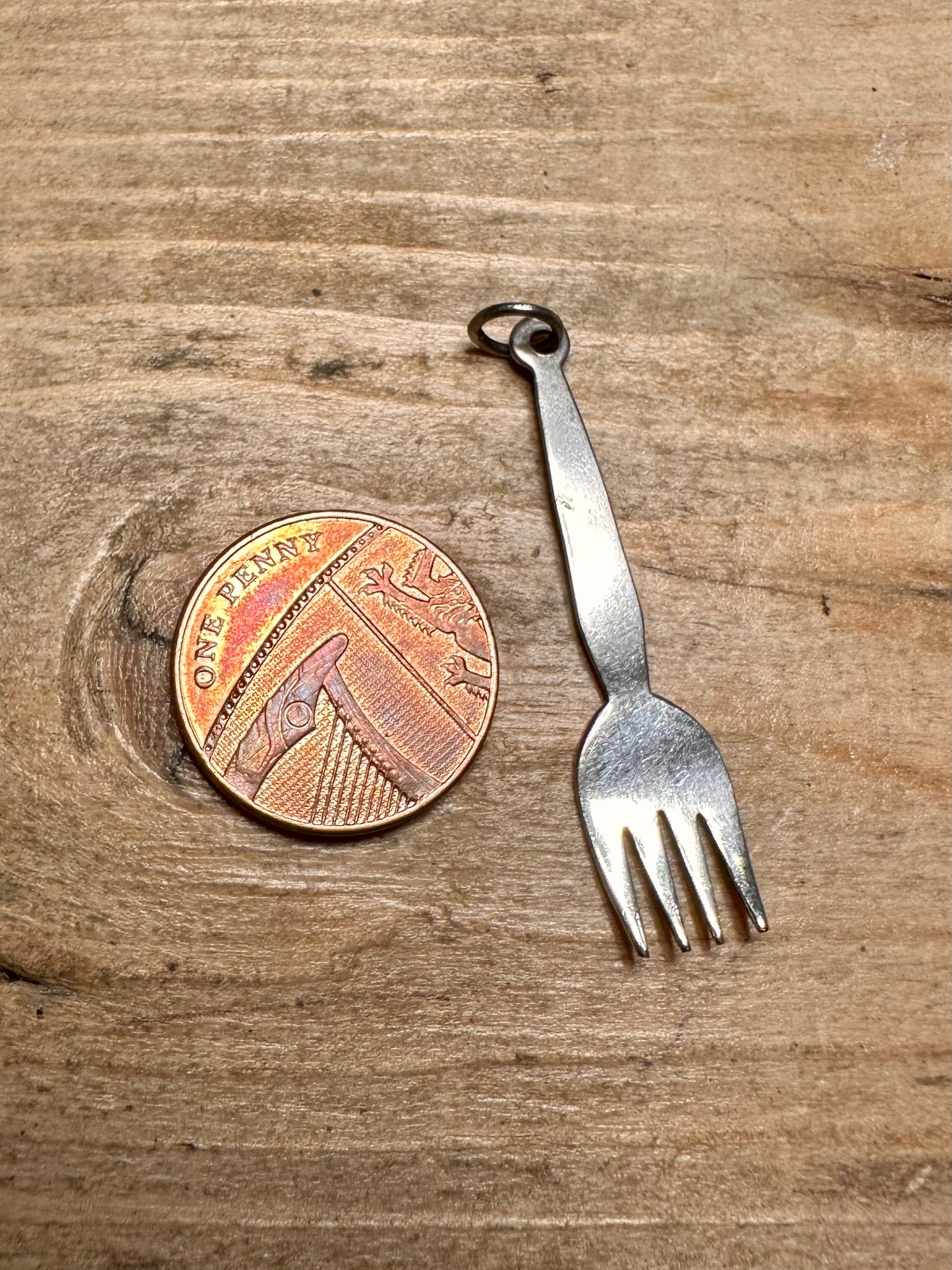 Vintage Fork 925 Silver Pendant