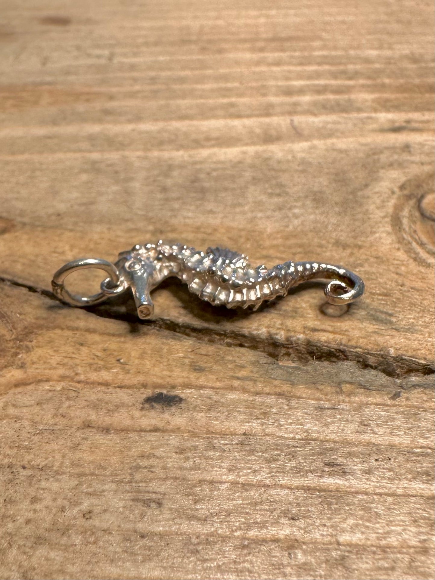 Vintage Seahorse 925 Silver Pendant