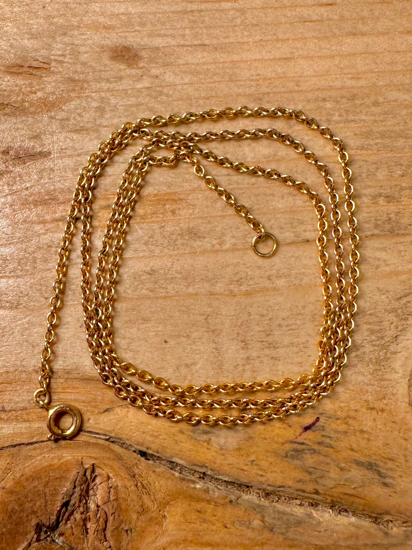 Vintage 9ct Gold Belcher Chain 20.1 inch Necklace