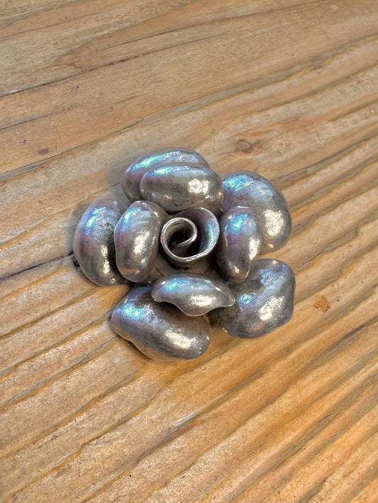 Flower 2007 Rose 925 Sterling Silver Pendant