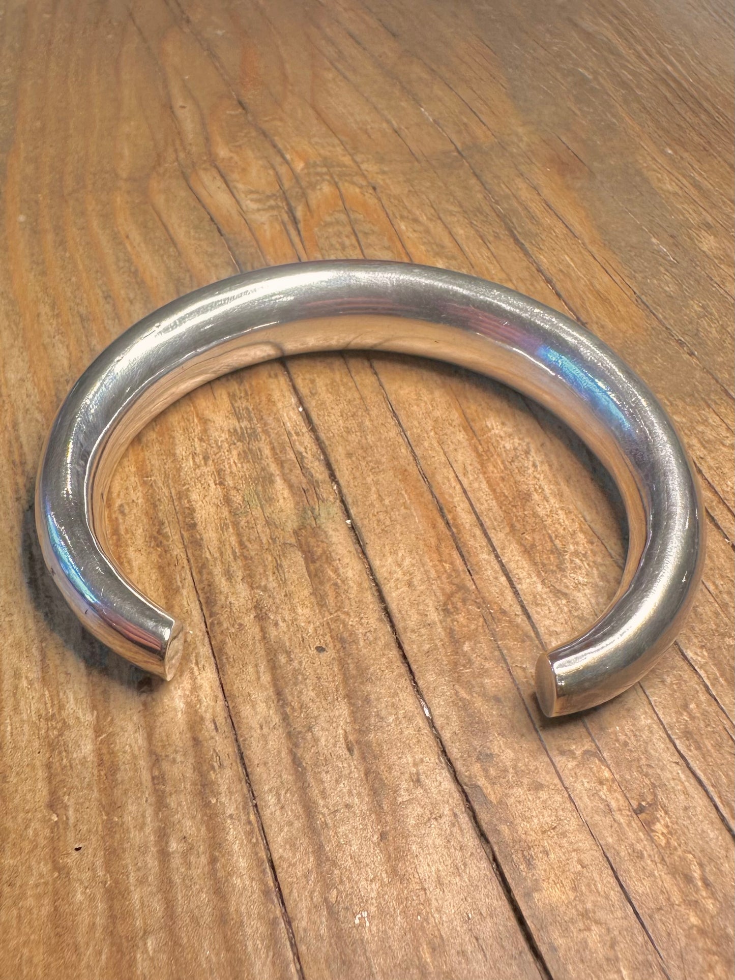 Massiver Armreif Hohl 925 Sterling Silber
