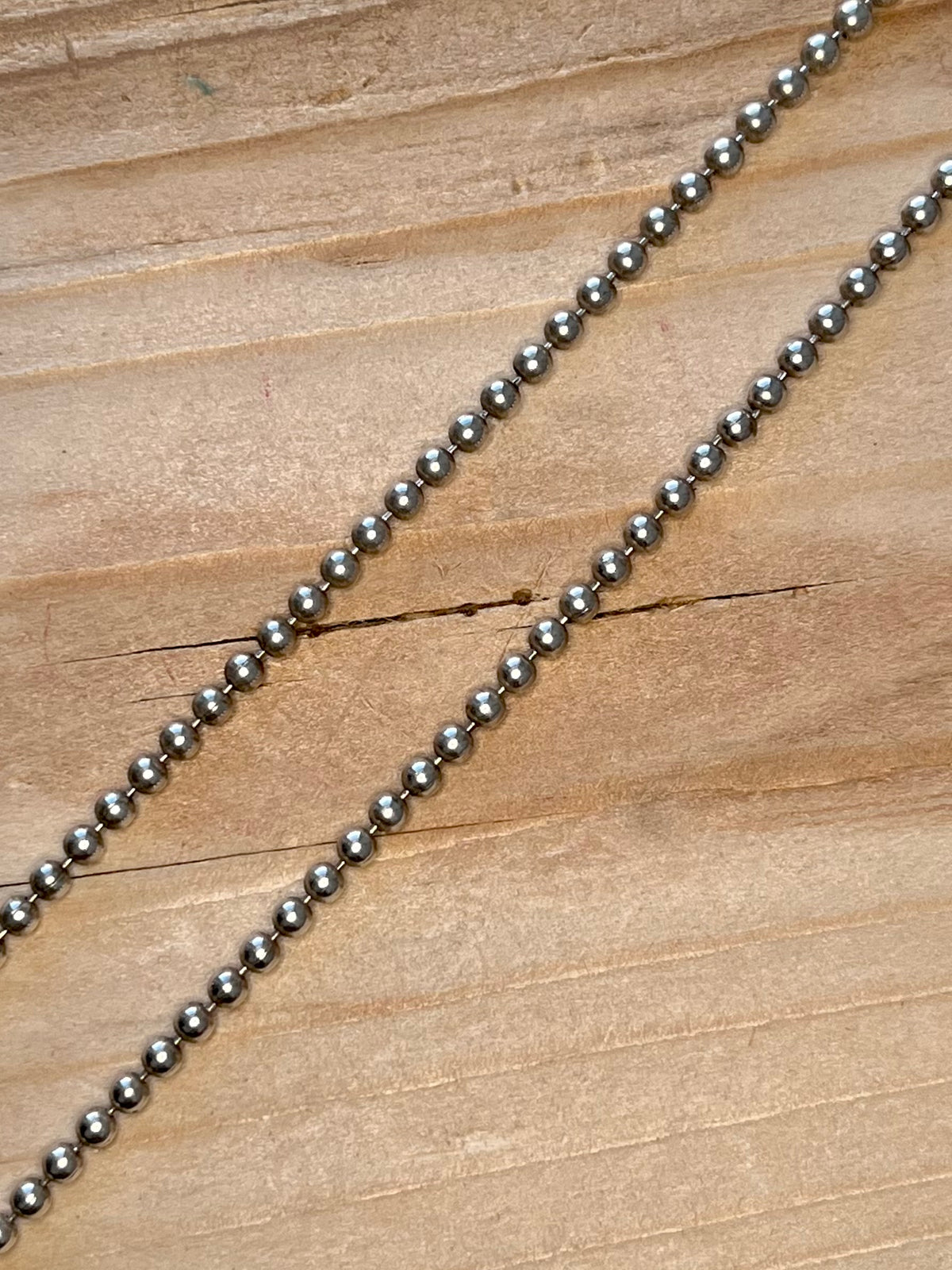 Ball Chain 925 Sterling Silver 18 Inch Necklace