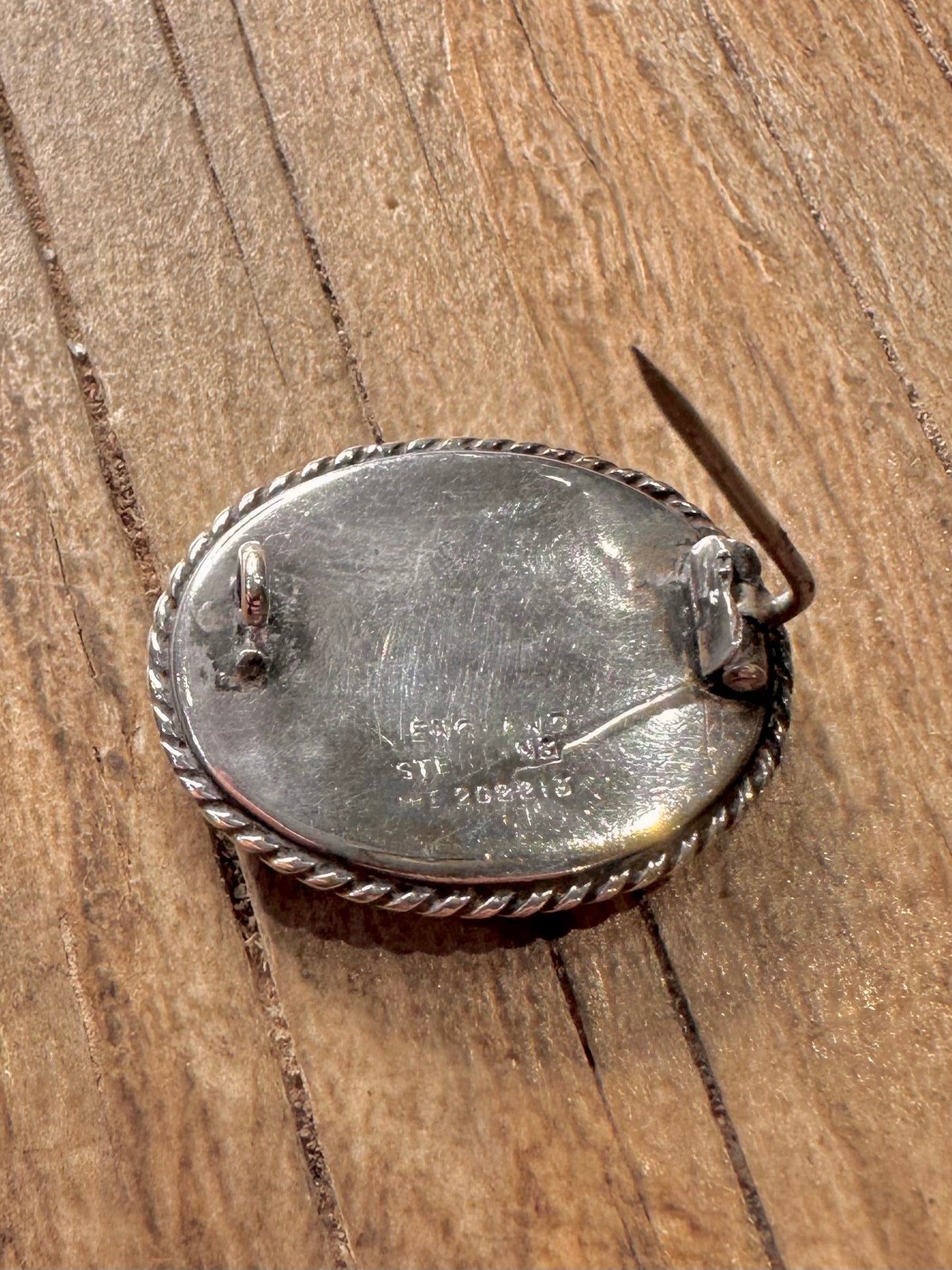 Vintage Thomas Mott Butterfly Labradorite Women 925 Sterling Silver Brooch